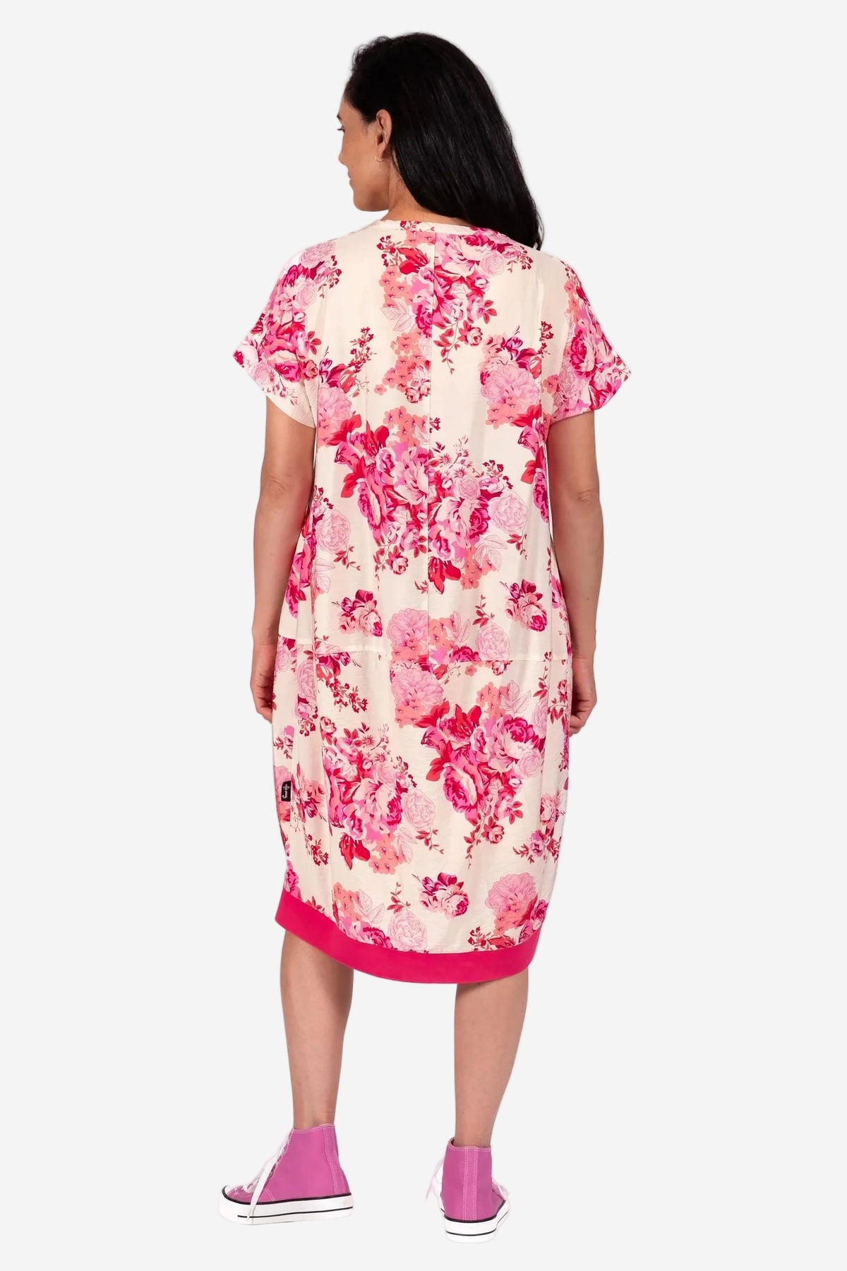 JELLICOE SYLAR DRESS - FLORAL CRUSH PINK - THE VOGUE STORE