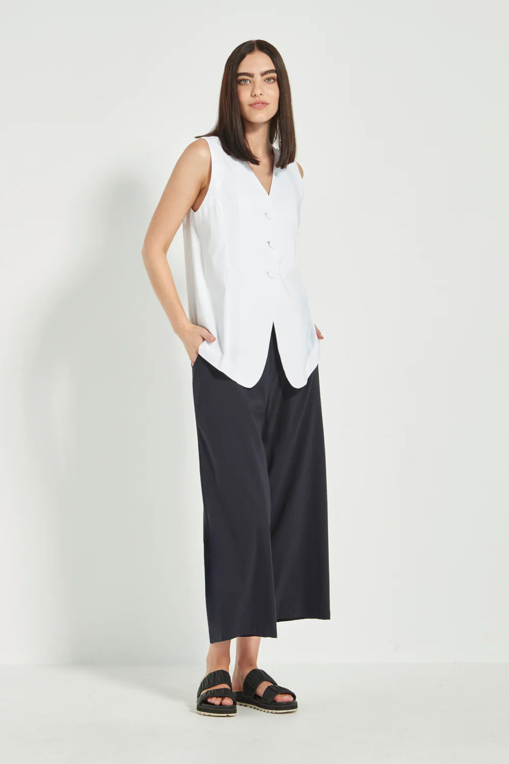 VERGE ACROBAT OKAWA PANT - FRENCH INK - THE VOGUE STORE