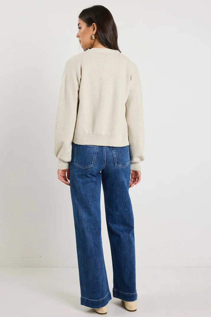 IVY + JACK AGATHA OAT FINE KNIT CARDIGAN - THE VOGUE STORE