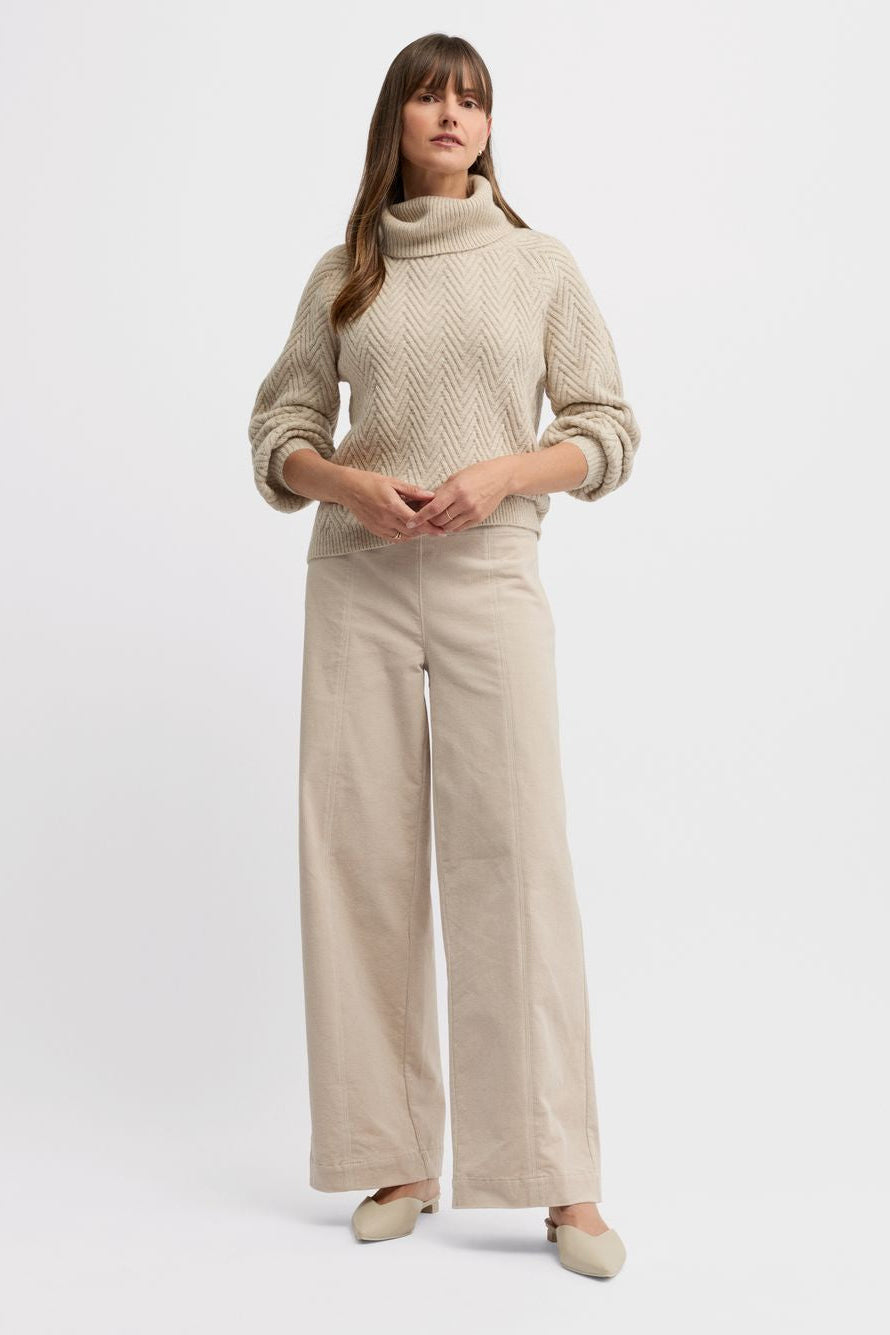 YARRA TRAIL HUDSON KNIT - ALMOND - THE VOGUE STORE