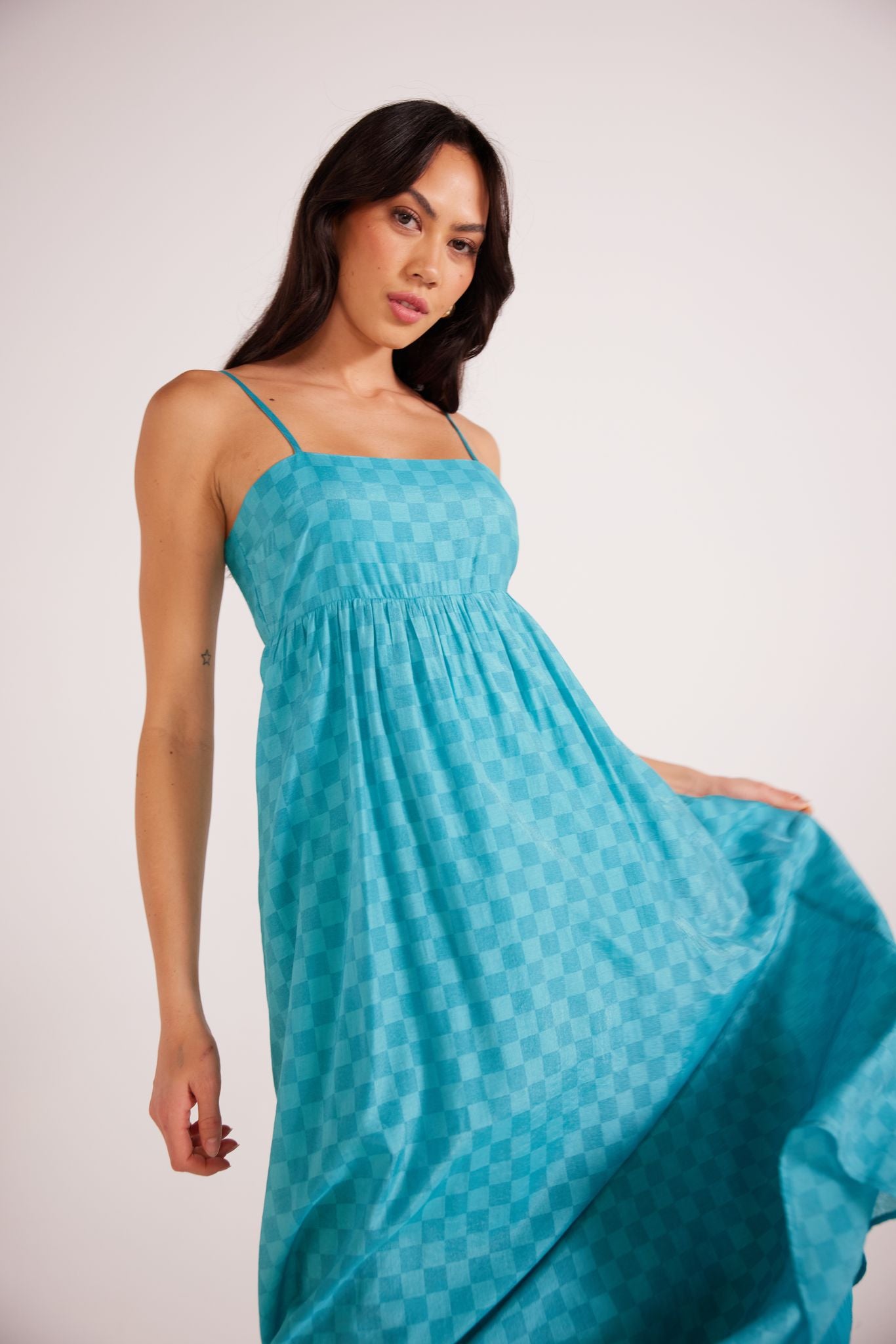 MINKPINK LUCILLE STRAPPY MAXI DRESS