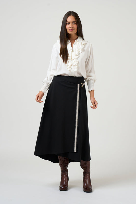 LOOBIES STORY BESPOKE SKIRT - BLACK - THE VOGUE STORE