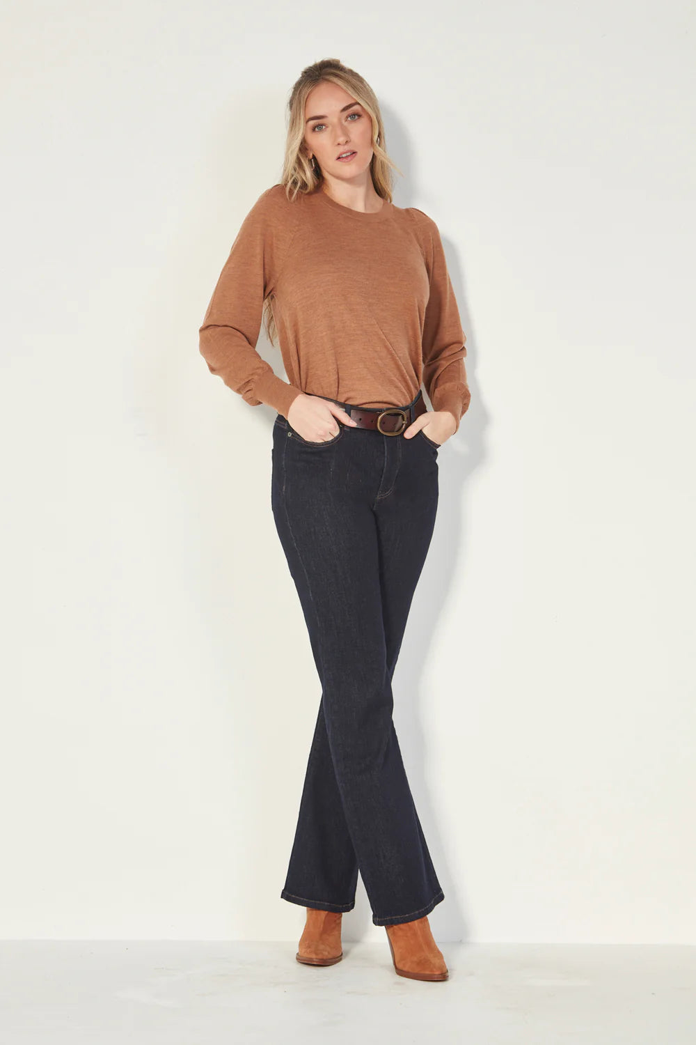 VERGE SHAKIRA JEAN - DARK INDIGO - THE VOGUE STORE