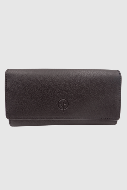 SECOND NATURE LARGE WOMENS WALLET - BLACK - THE VOGUE STORE