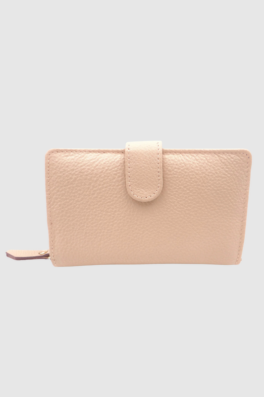 SECOND NATURE LEATHER WALLET - WILD OAT - THE VOGUE STORE