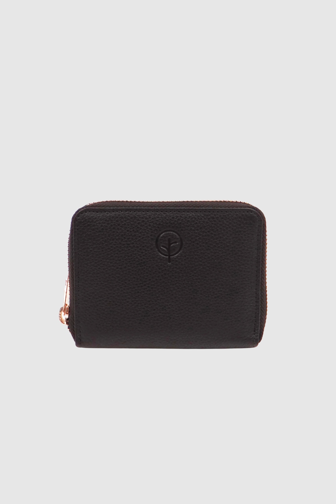 SECOND NATURE ZIP WALLET FOR COIN/CARD & NOTES - BLACK - THE VOGUE STORE