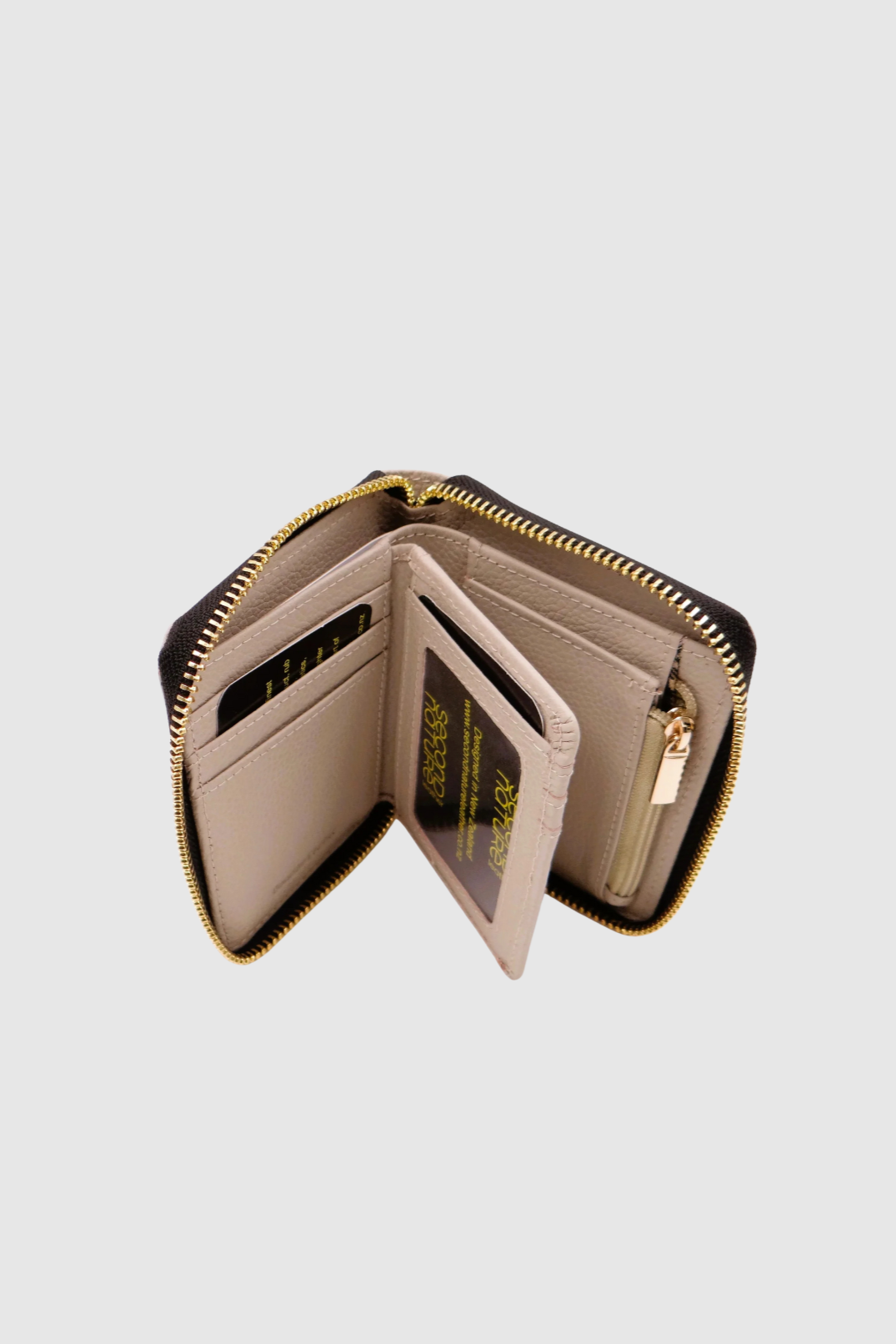 SECOND NATURE ZIP WALLET FOR COIN/CARD & NOTES - WILD OAT