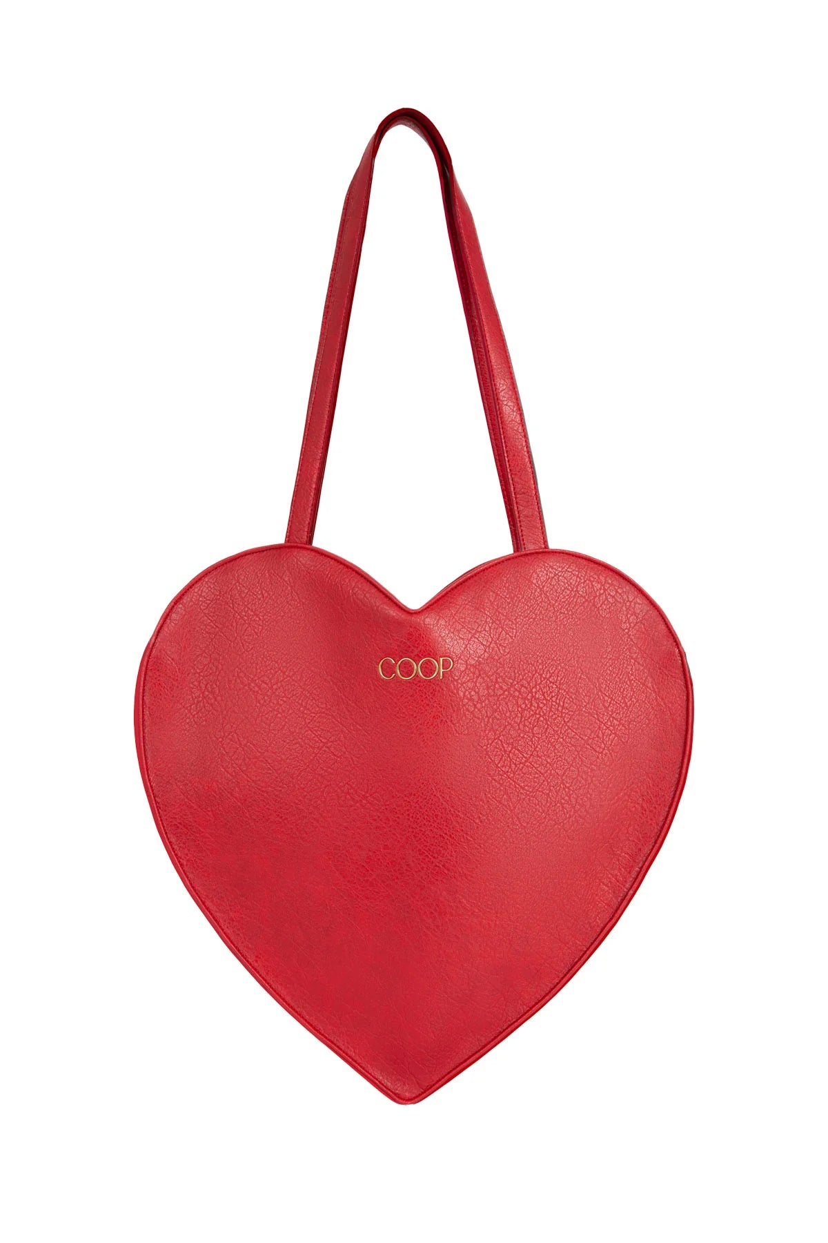 COOP TOTE-ALLY SMITTEN BAG - RED - THE VOGUE STORE