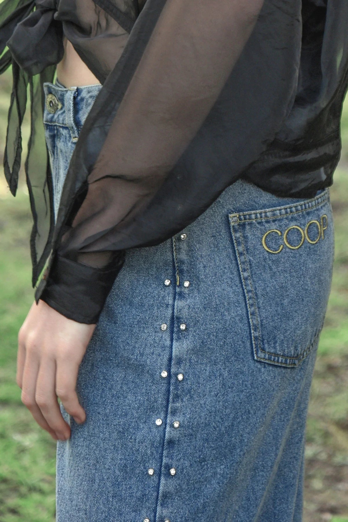 COOP DIAMONDS IN THE DENIM JEAN  - THE VOGUE STORE