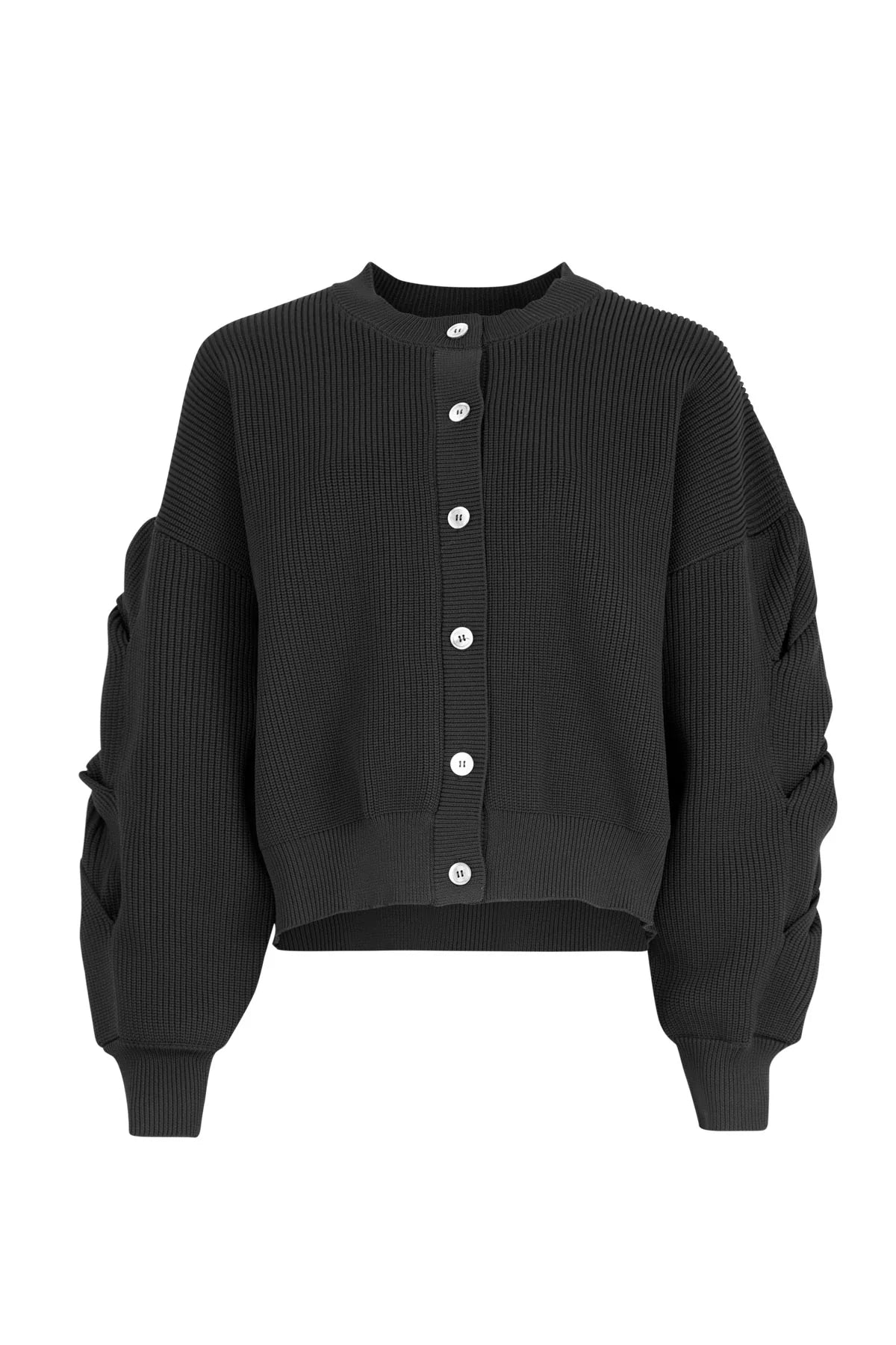 COOP TWIST & SHOUT CARDIGAN - BLACK - THE VOGUE STORE