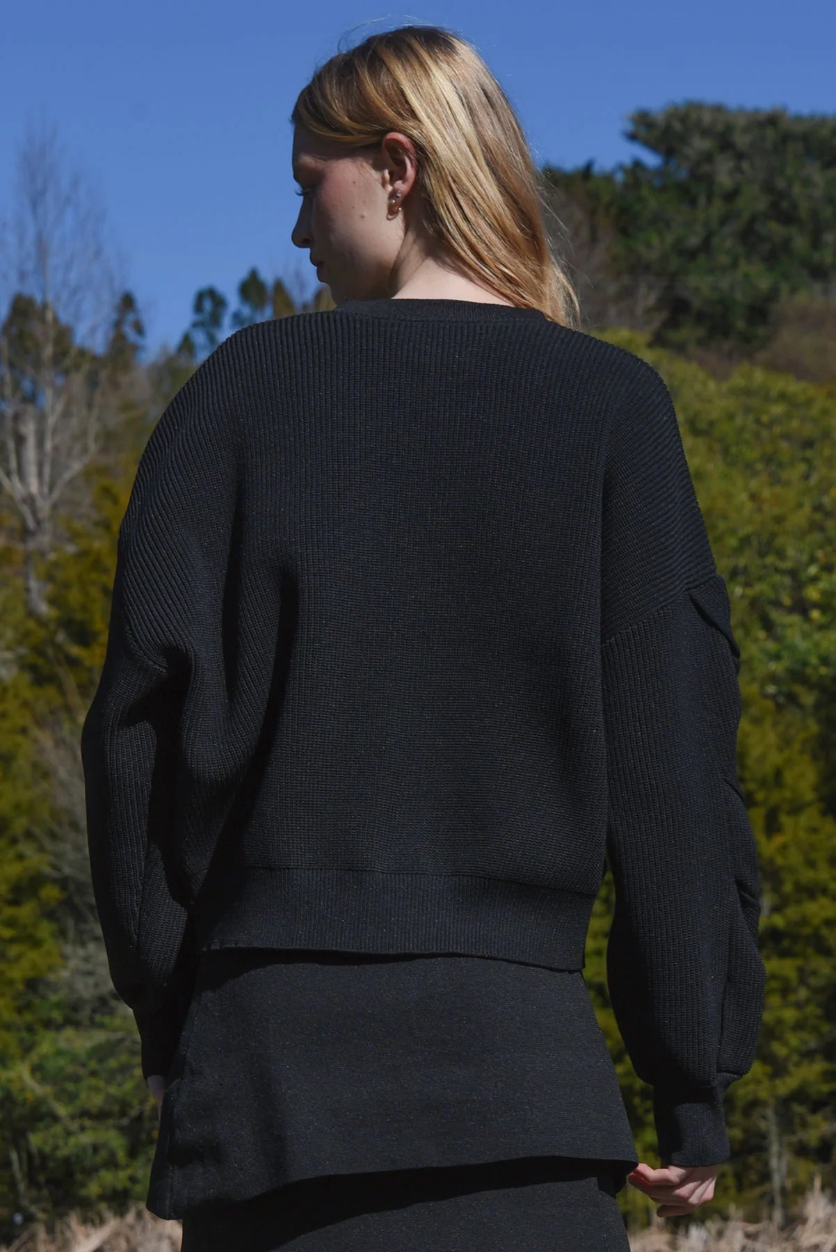 COOP TWIST & SHOUT CARDIGAN - BLACK - THE VOGUE STORE