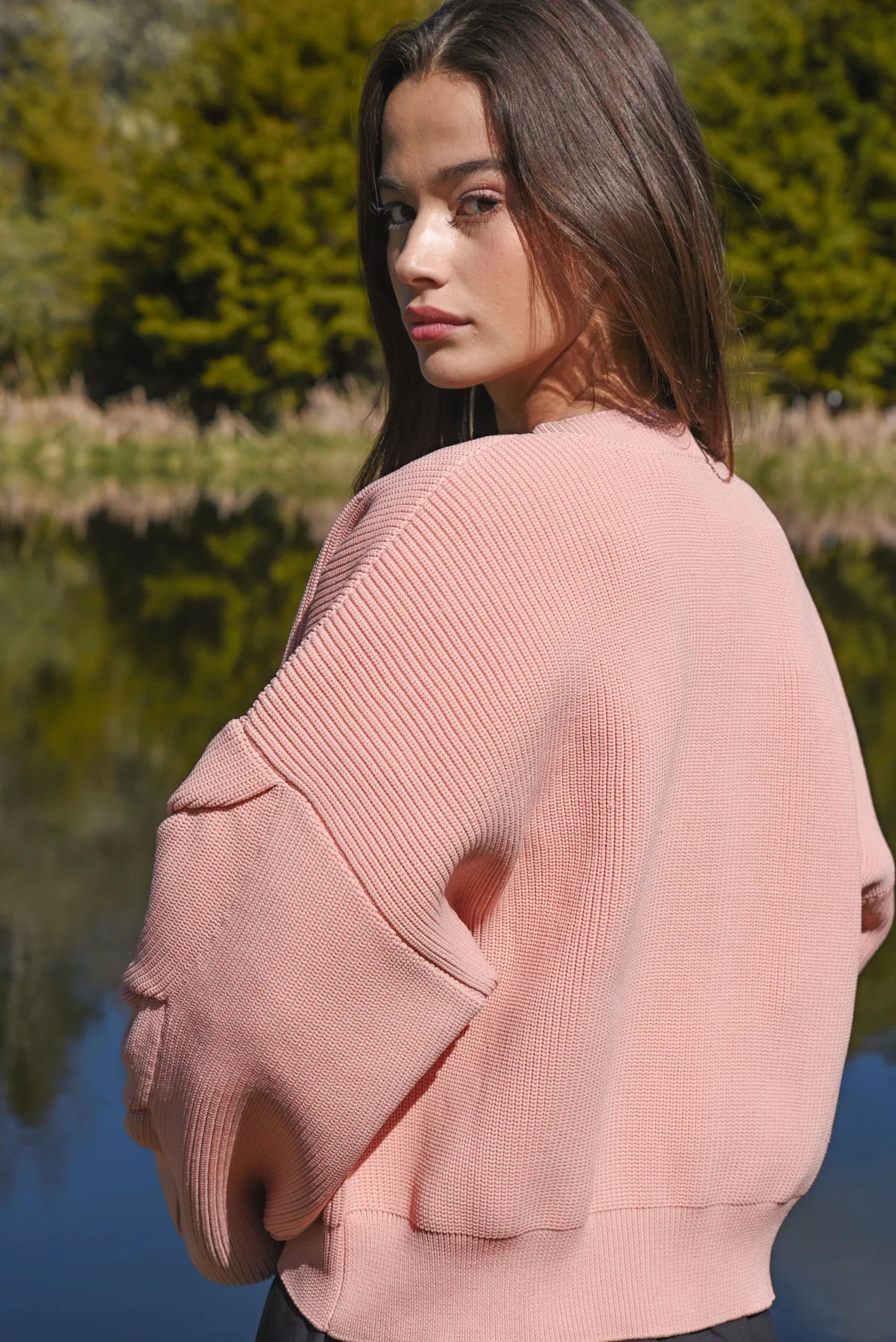 COOP TWIST & SHOUT CARDIGAN - PINK - THE VOGUE STORE