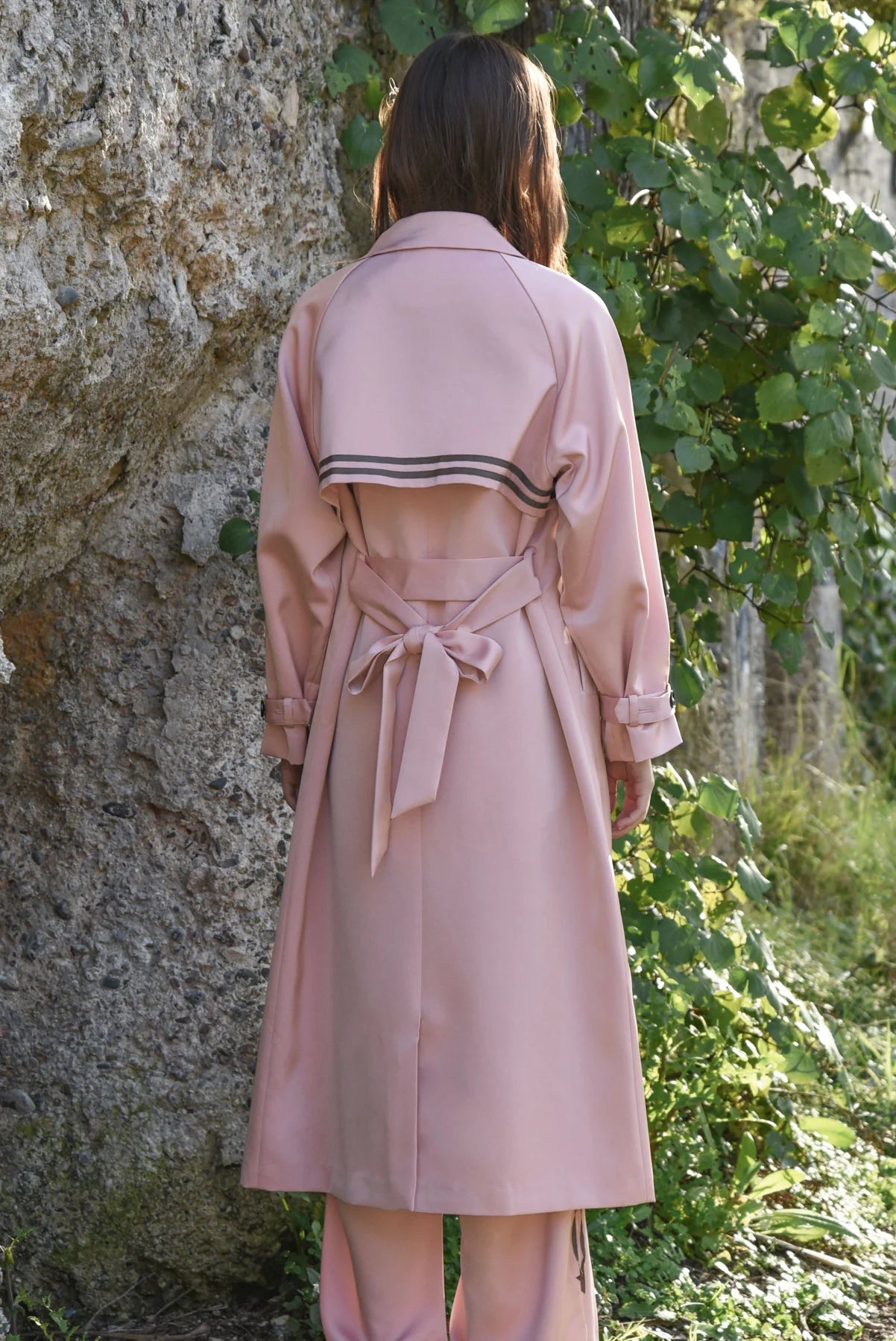 COOP TRENCH CONNECTION COAT - PINK - THE VOGUE STORE