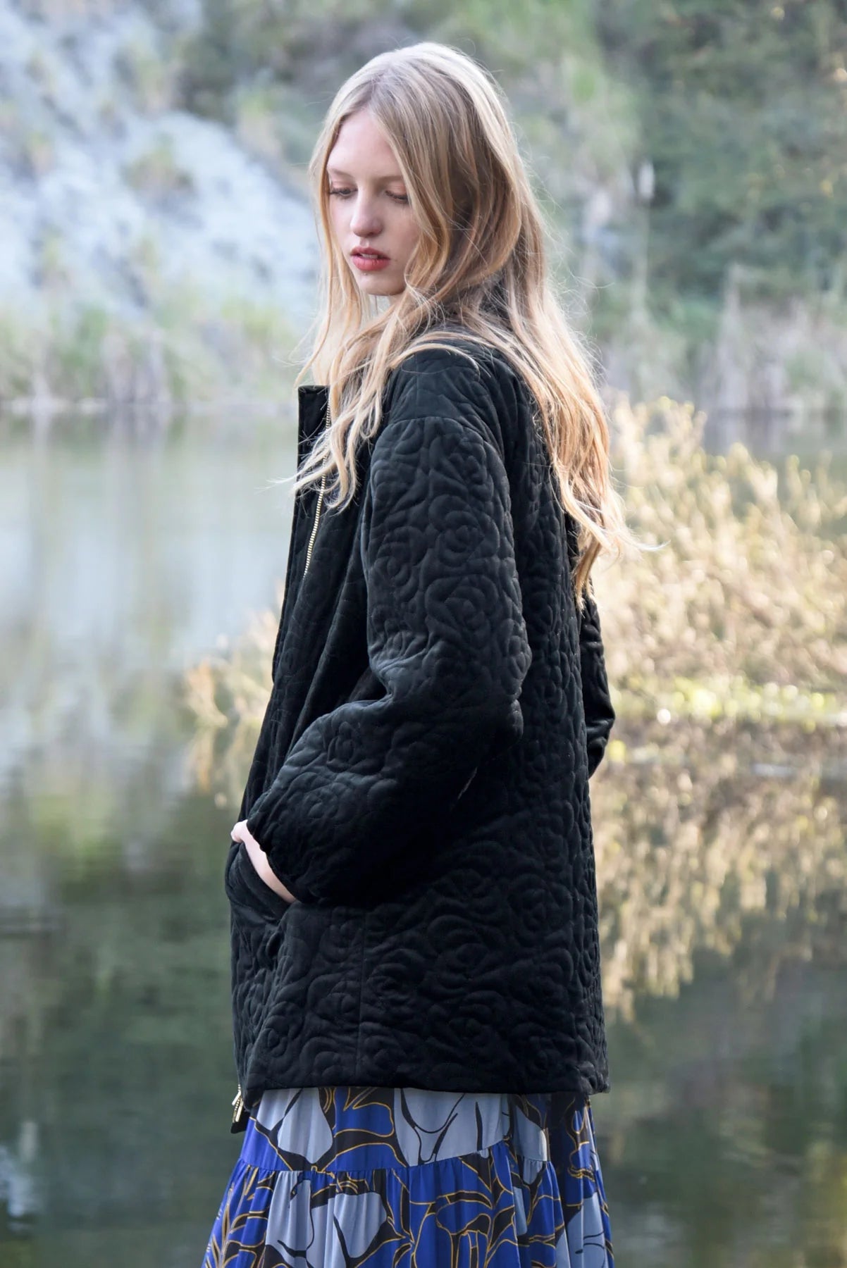 COOP PROVEN QUILTY JACKET - BLACK - THE VOGUE STORE