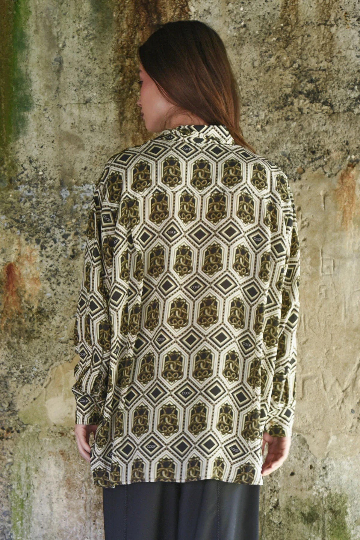 COOP POCKET FULL OF CHIC SHIRT - BRONZE - THE VOGUE STORE