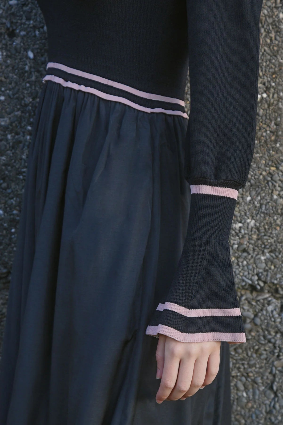 COOP HIGH EXPECTATIONS DRESS - BLACK & PINK - THE VOGUE STORE