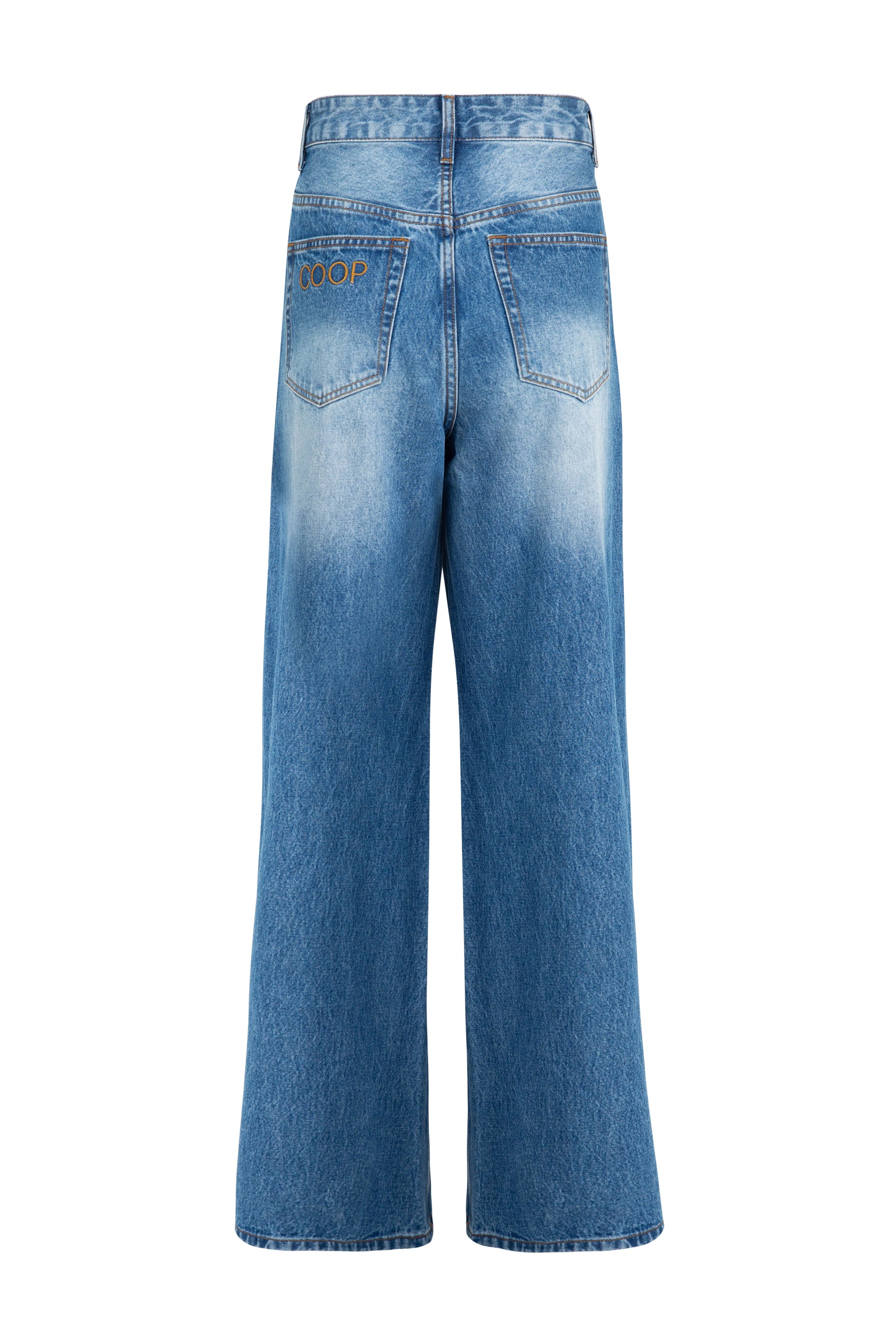 COOP UNCUT GEMS JEAN - BLUE DENIM - THE VOGUE STORE