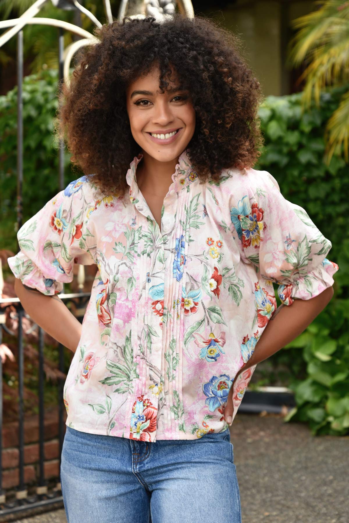 COOP BE-YOU-TIFUL BLOUSE - PINK - THE VOGUE STORE