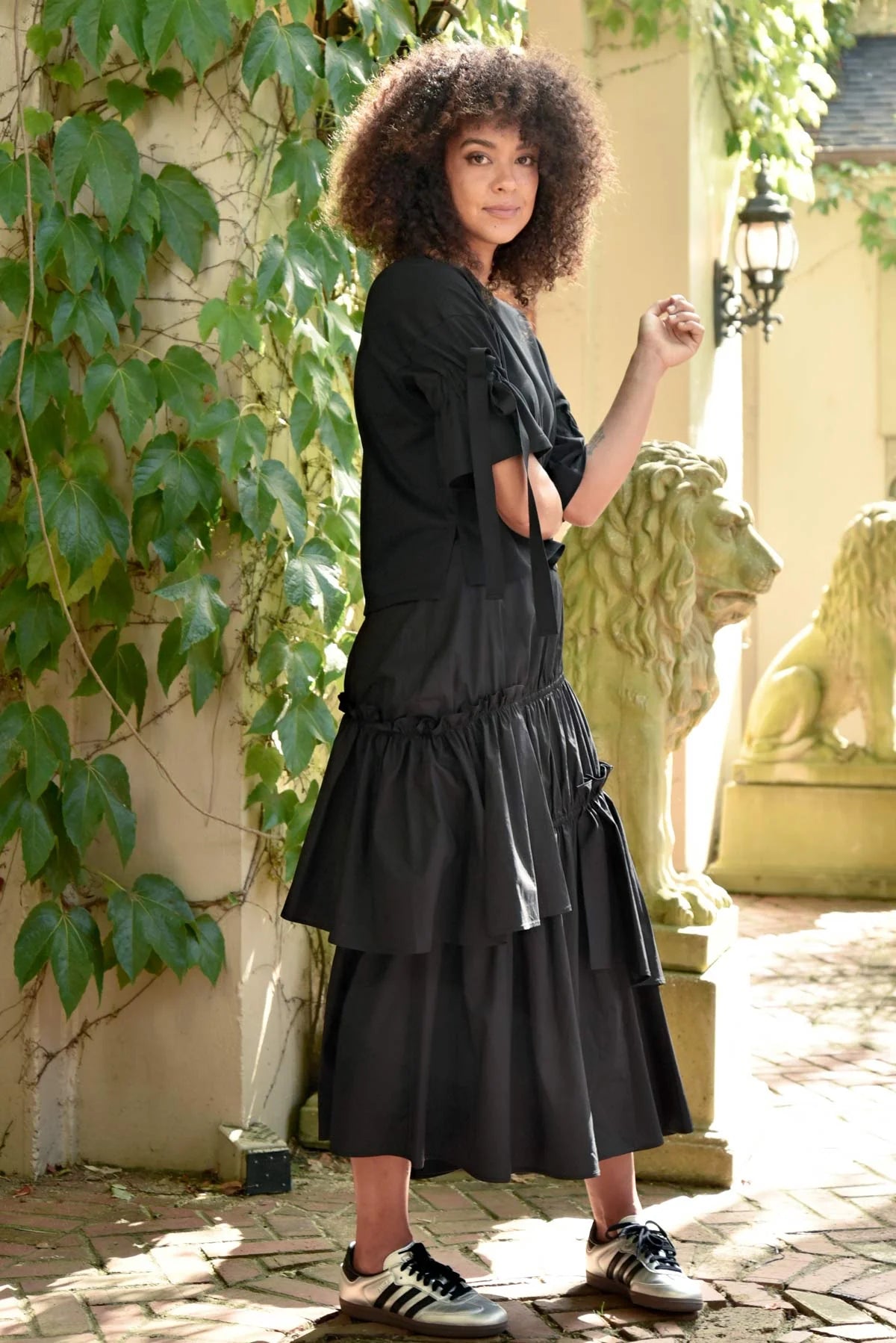 COOP SKIRT BY QUICKLY SKIRT - BLACK - THE VOGUE STORE