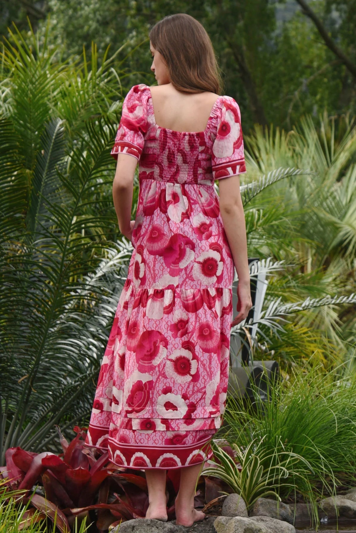 COOP GO WITH THE FLO-RAL DRESS - PINK - THE VOGUE STORE