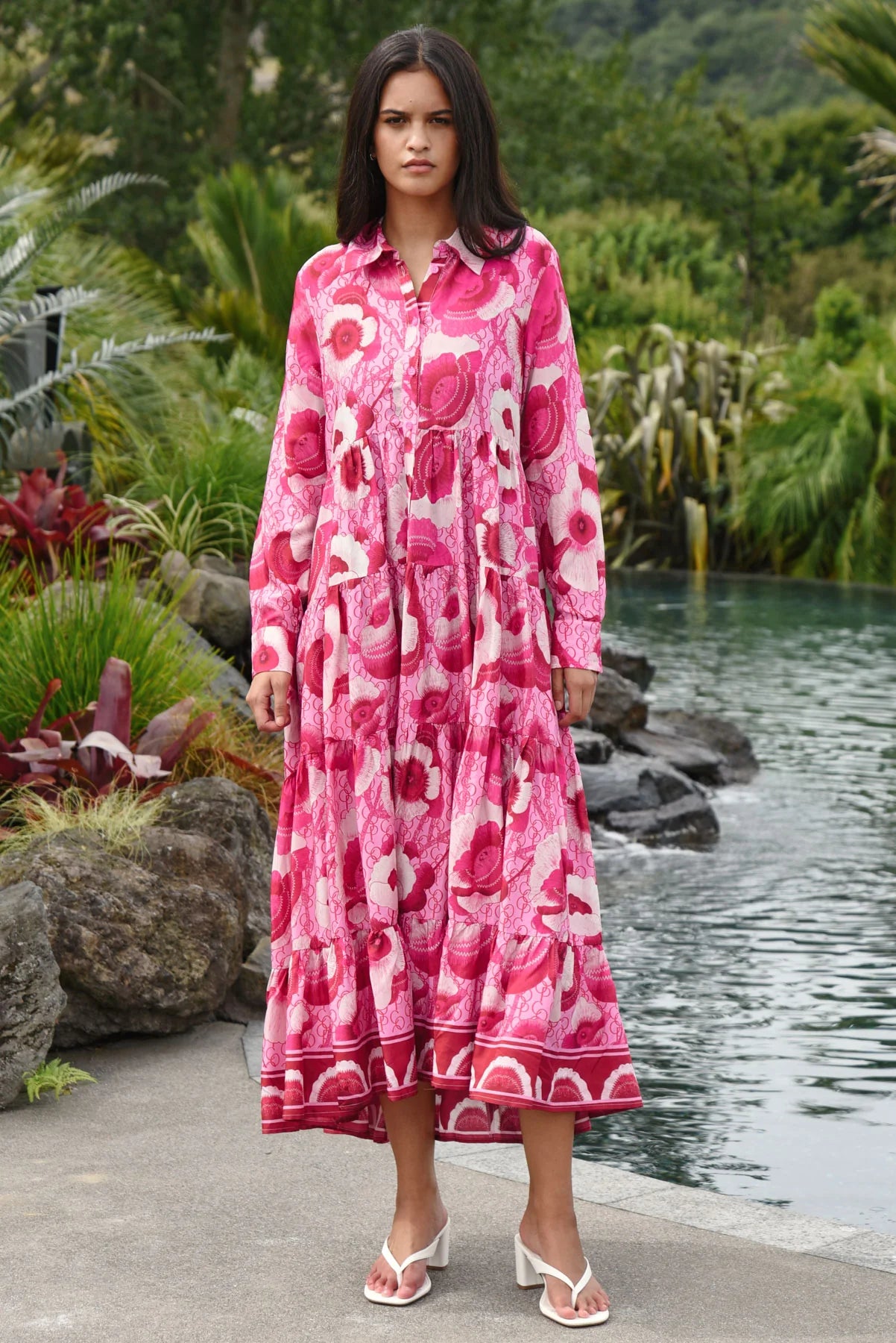 COOP SUN & THE SWOON DRESS - PINK - THE VOGUE STORE