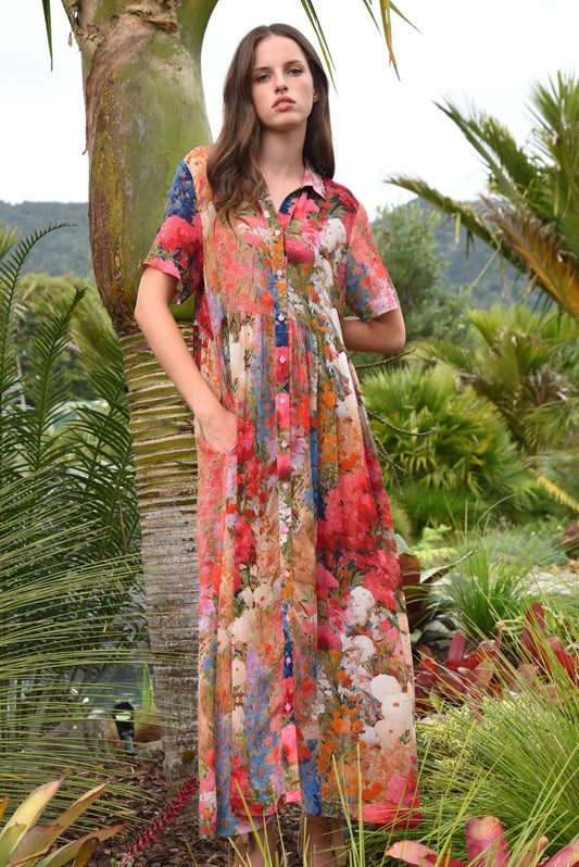 COOP FLOR-EVER AFTER DRESS - FLORAL - THE VOGUE STORE