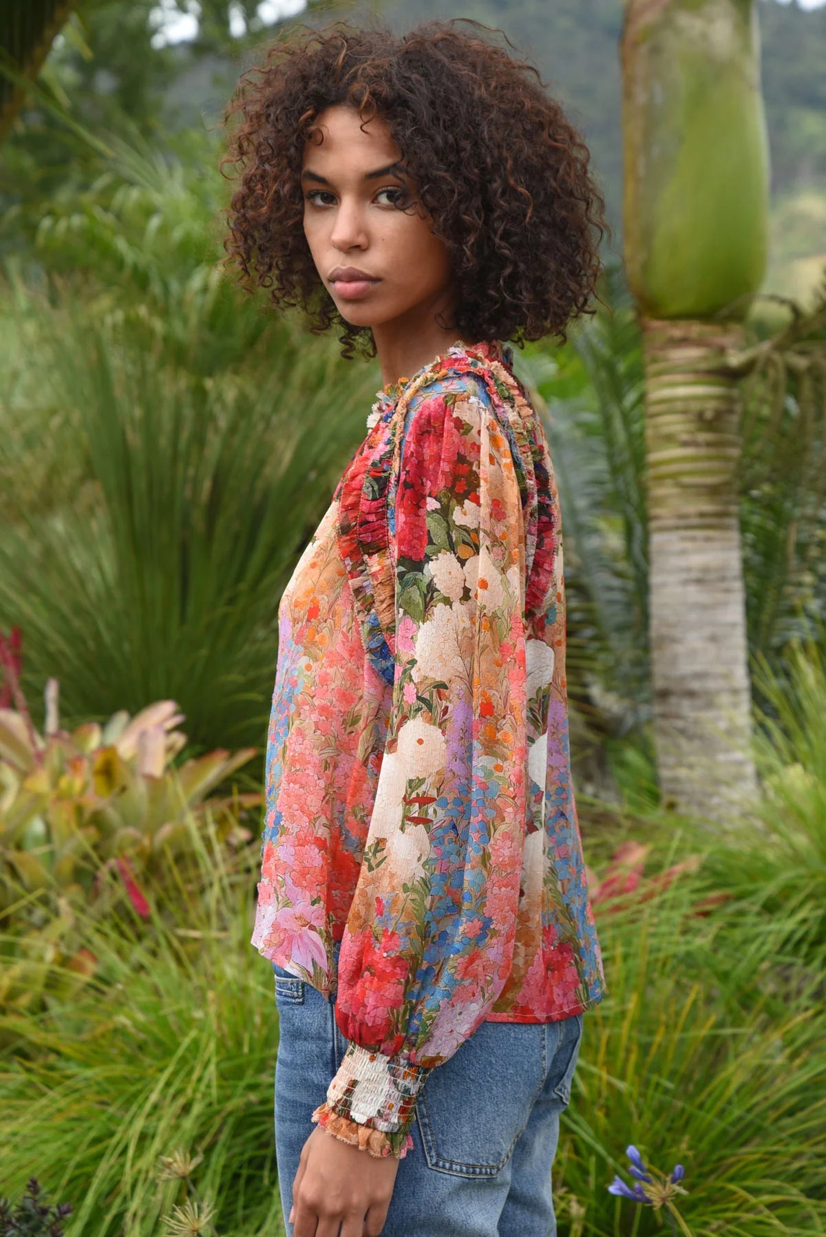 COOP MEADOW MUSE BLOUSE - FLORAL - THE VOGUE STORE