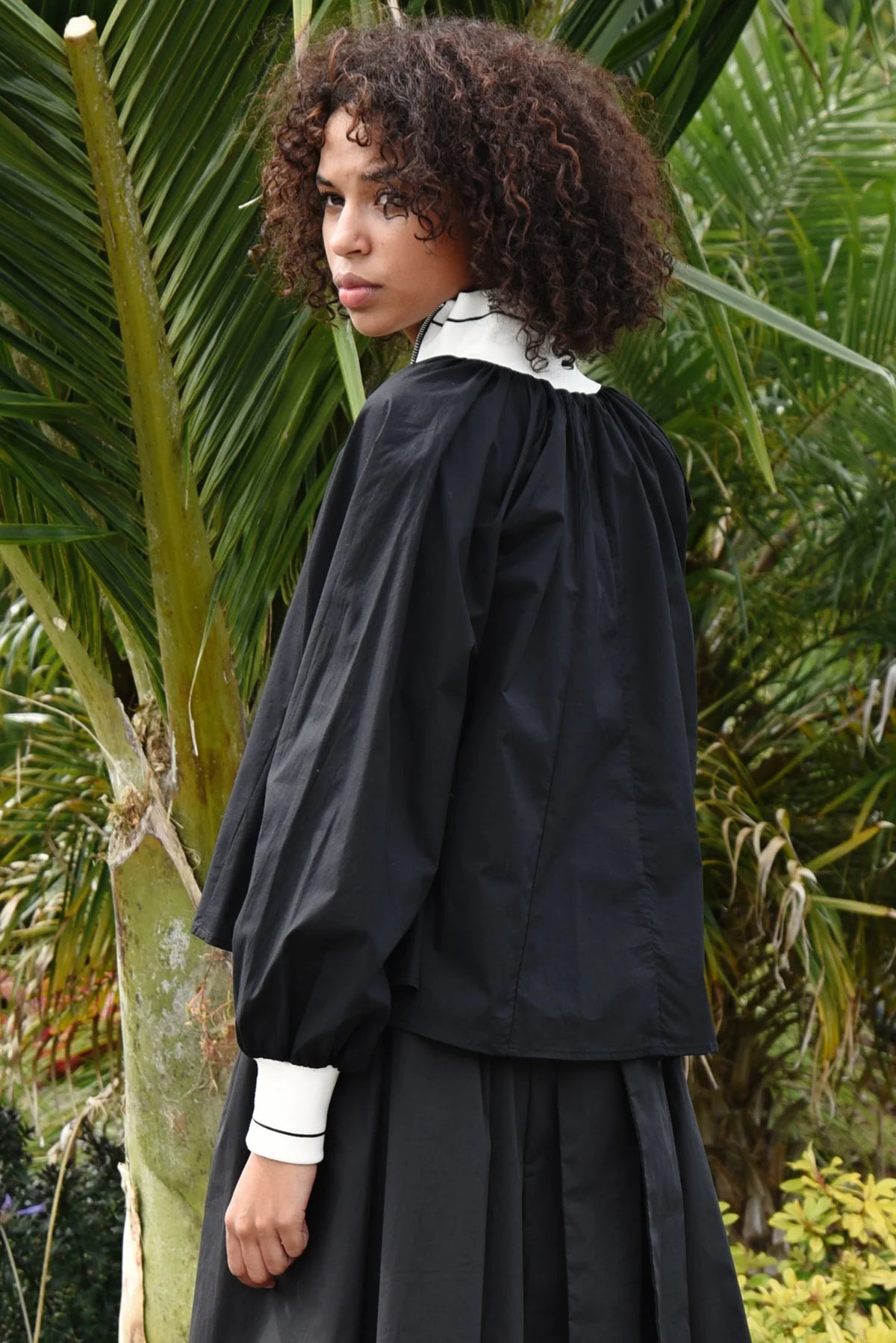 COOP ZIP-LINER JACKET - BLACK - THE VOGUE STORE