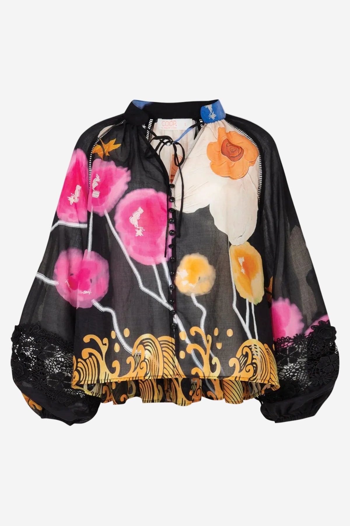 COOP LACE TO THE TOP BLOUSE - THE VOGUE STORE
