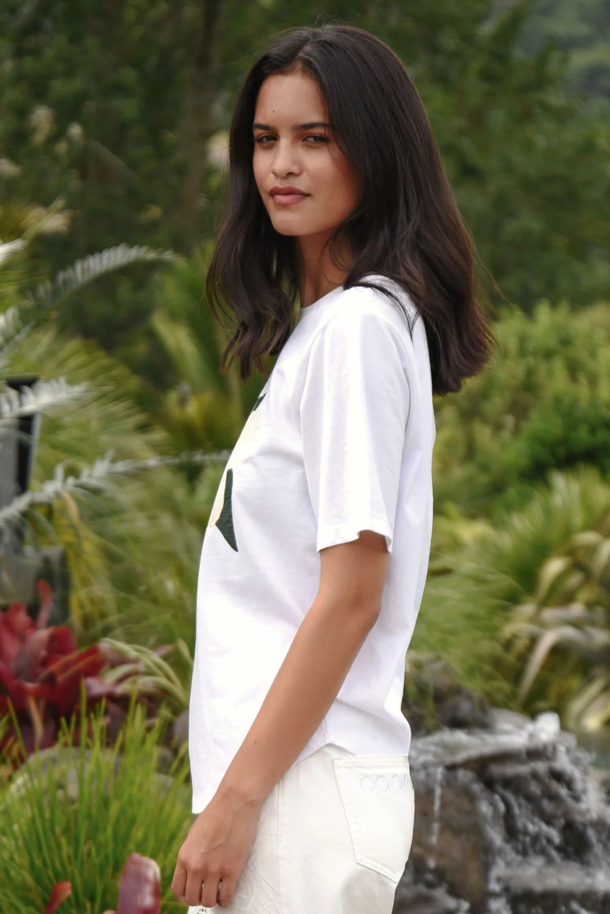 COOP BLOOMING MARVELLOUS T-SHIRT - WHITE - THE VOGUE STORE