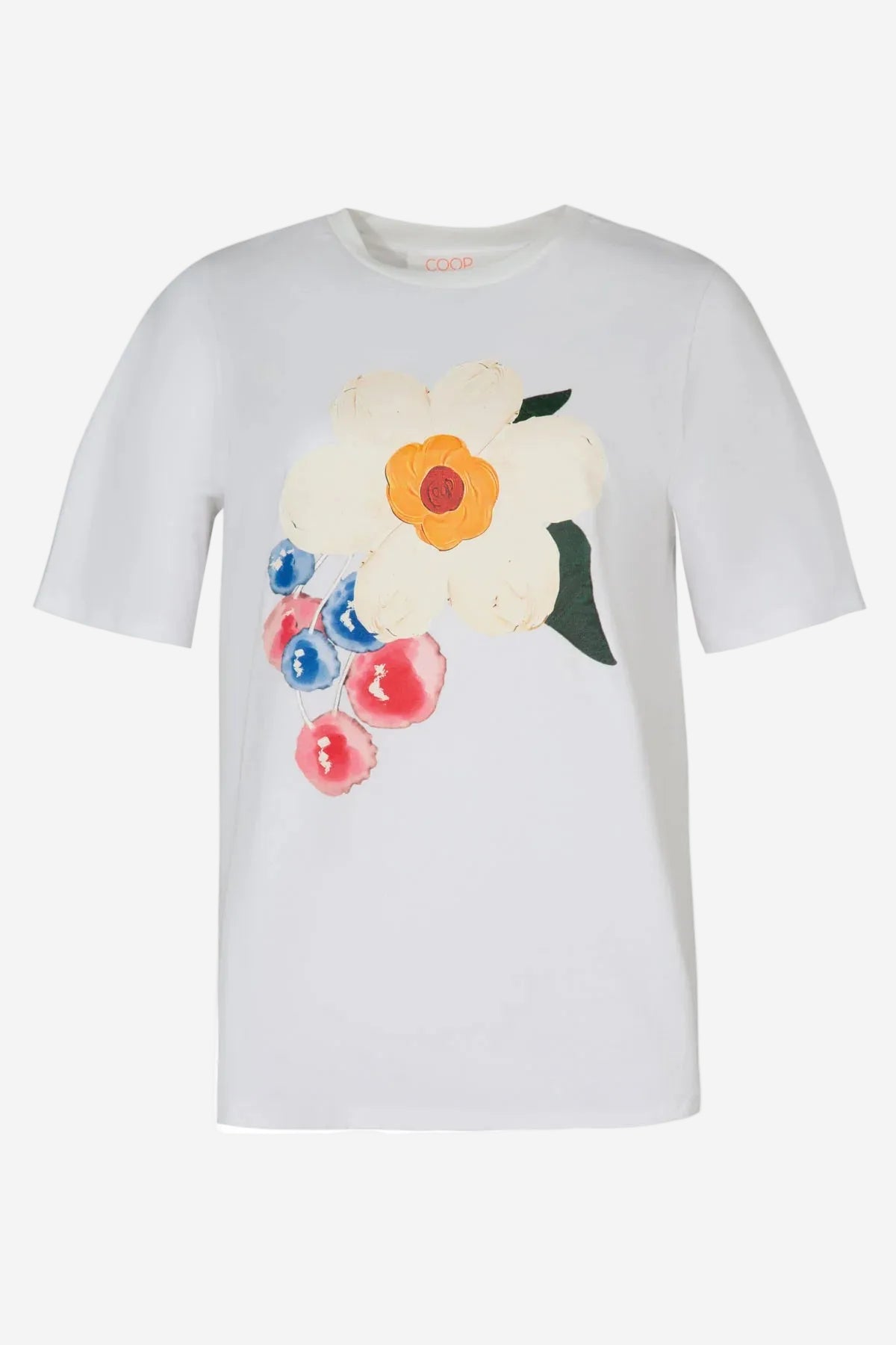 COOP BLOOMING MARVELLOUS T-SHIRT - WHITE - THE VOGUE STORE