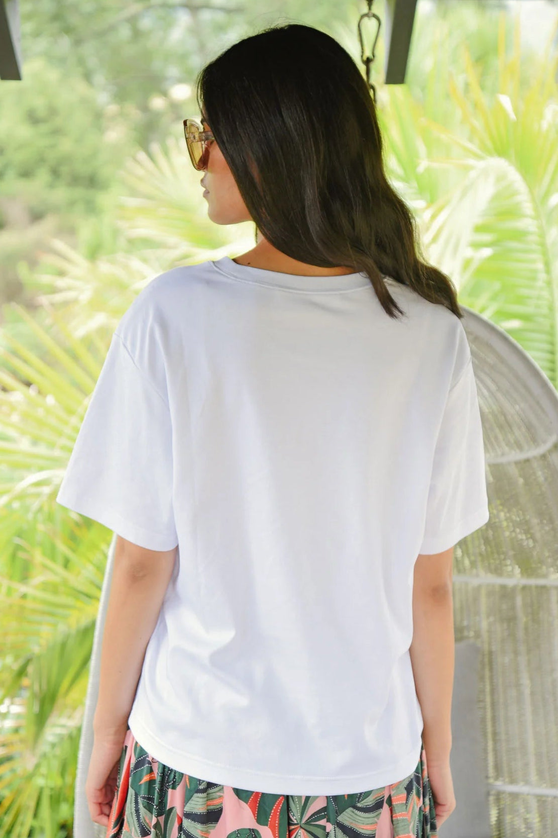 COOP GOTTA BOW T-SHIRT - WHITE & BLACK - THE VOGUE STORE