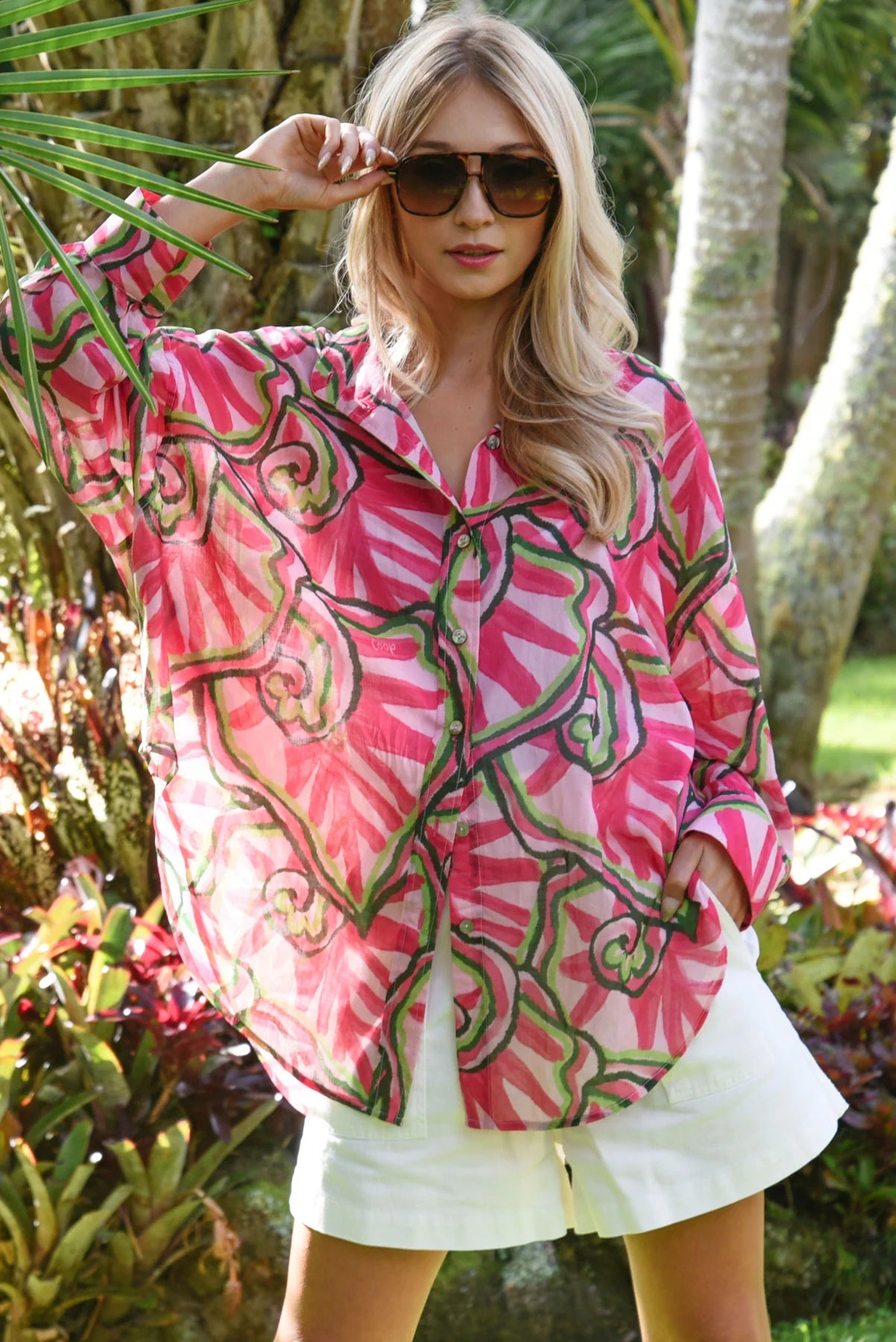 COOP EASY CHOICE SHIRT - PINK - THE VOGUE STORE