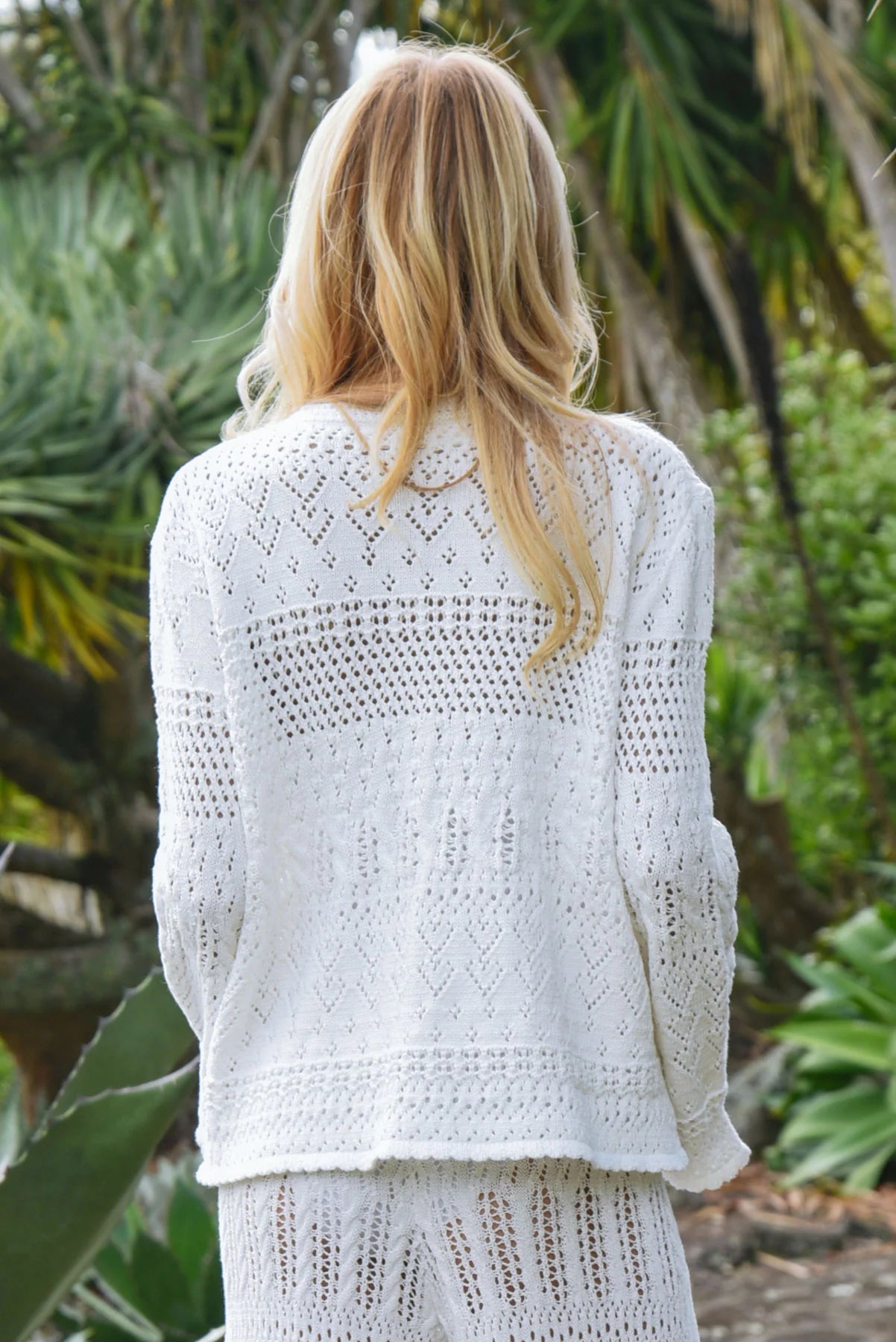 COOP BOHO BREEZE SWEATER - WHITE - THE VOGUE STORE