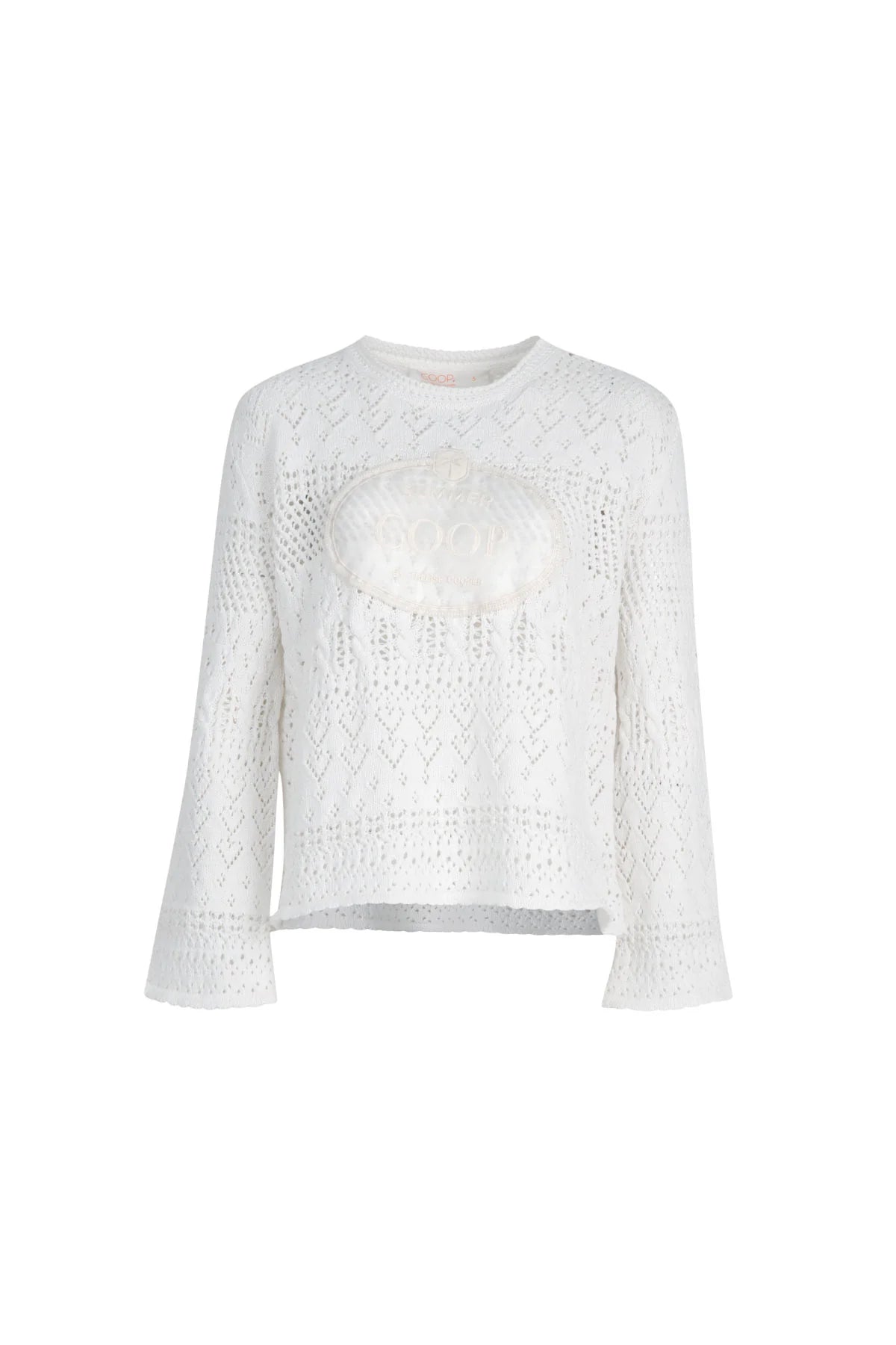 COOP BOHO BREEZE SWEATER - WHITE - THE VOGUE STORE