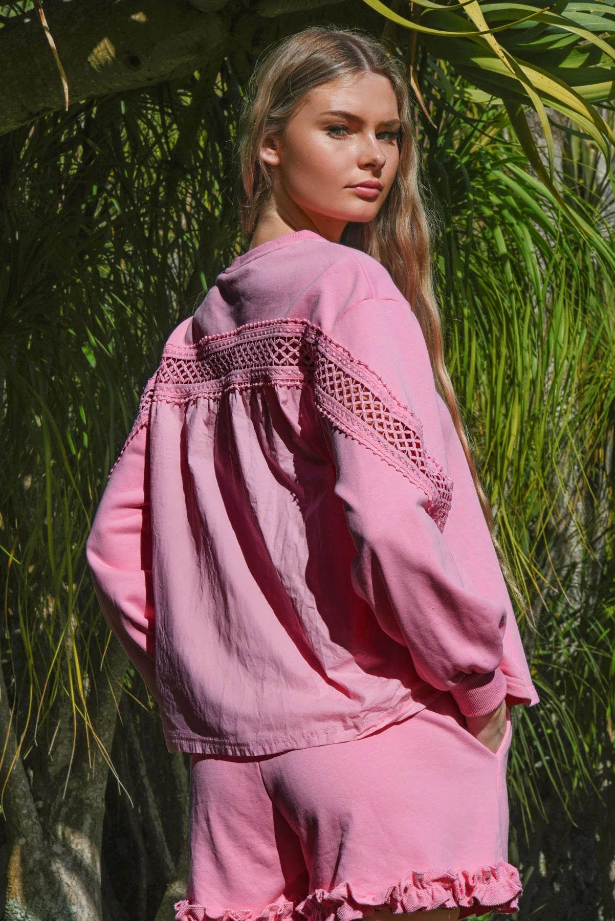 COOP SWEATER THAN HONEY SWEATSHIRT - PINK - THE VOGUE STORE