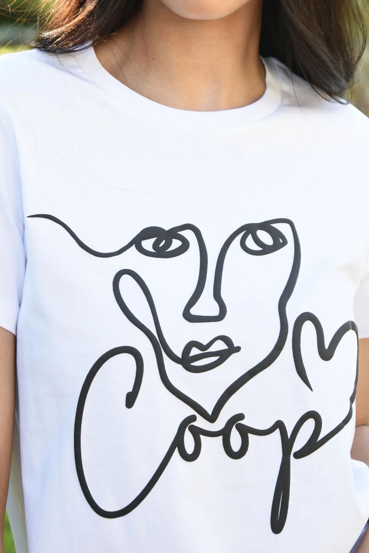 COOP FACE VALUE T-SHIRT - WHITE - THE VOGUE STORE