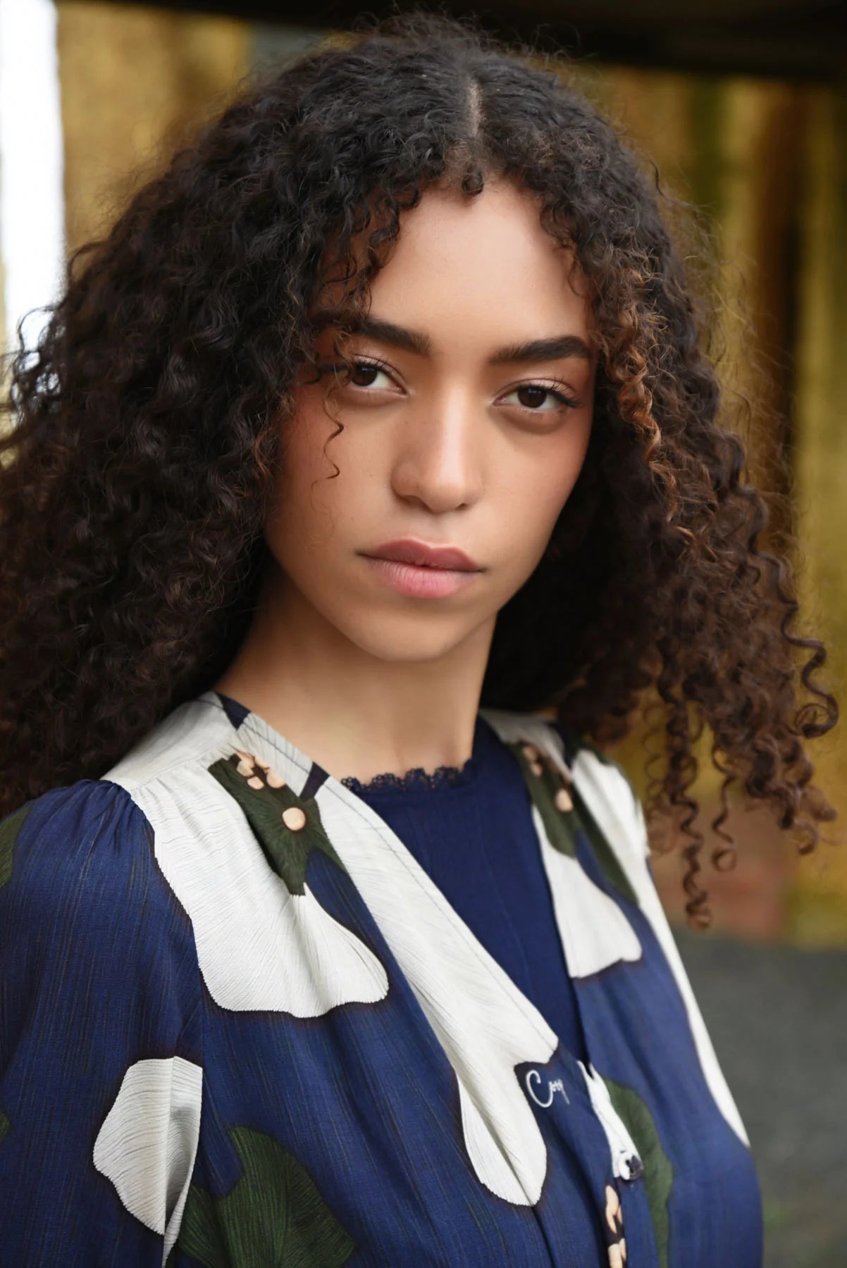 COOP RUCHE WITH IT DRESS - NAVY FLORAL - THE VOGUE STORE