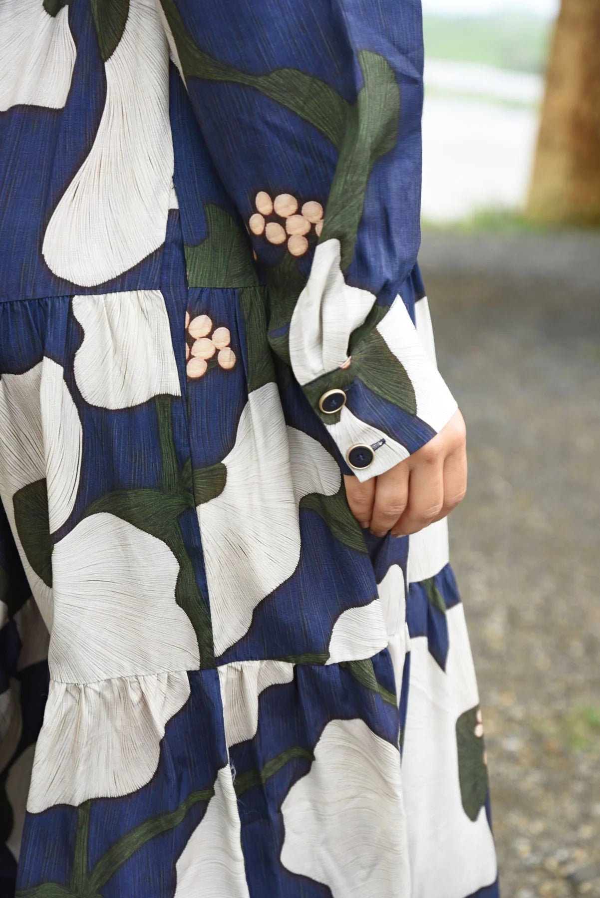 COOP SUN & THE SWOON DRESS - NAVY FLORAL - THE VOGUE STORE