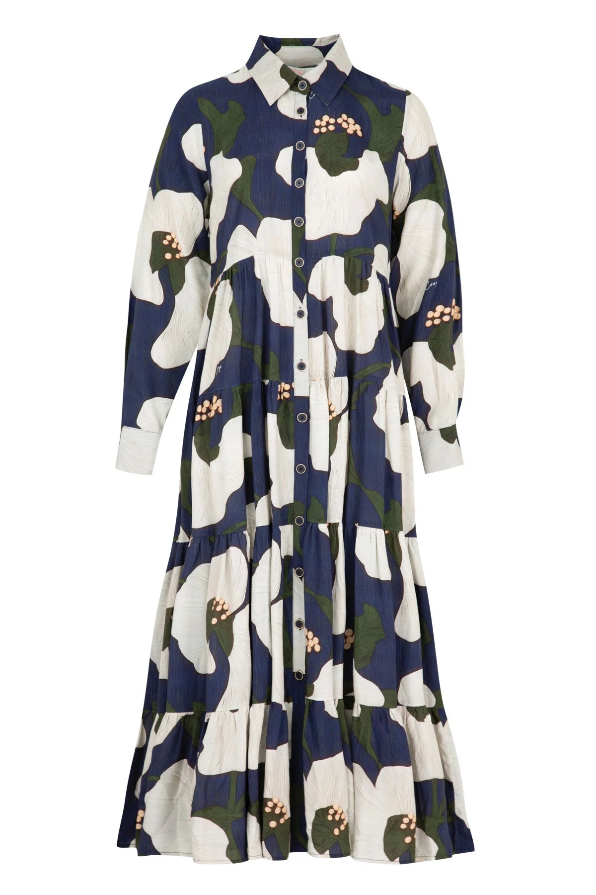 COOP SUN & THE SWOON DRESS - NAVY FLORAL - THE VOGUE STORE