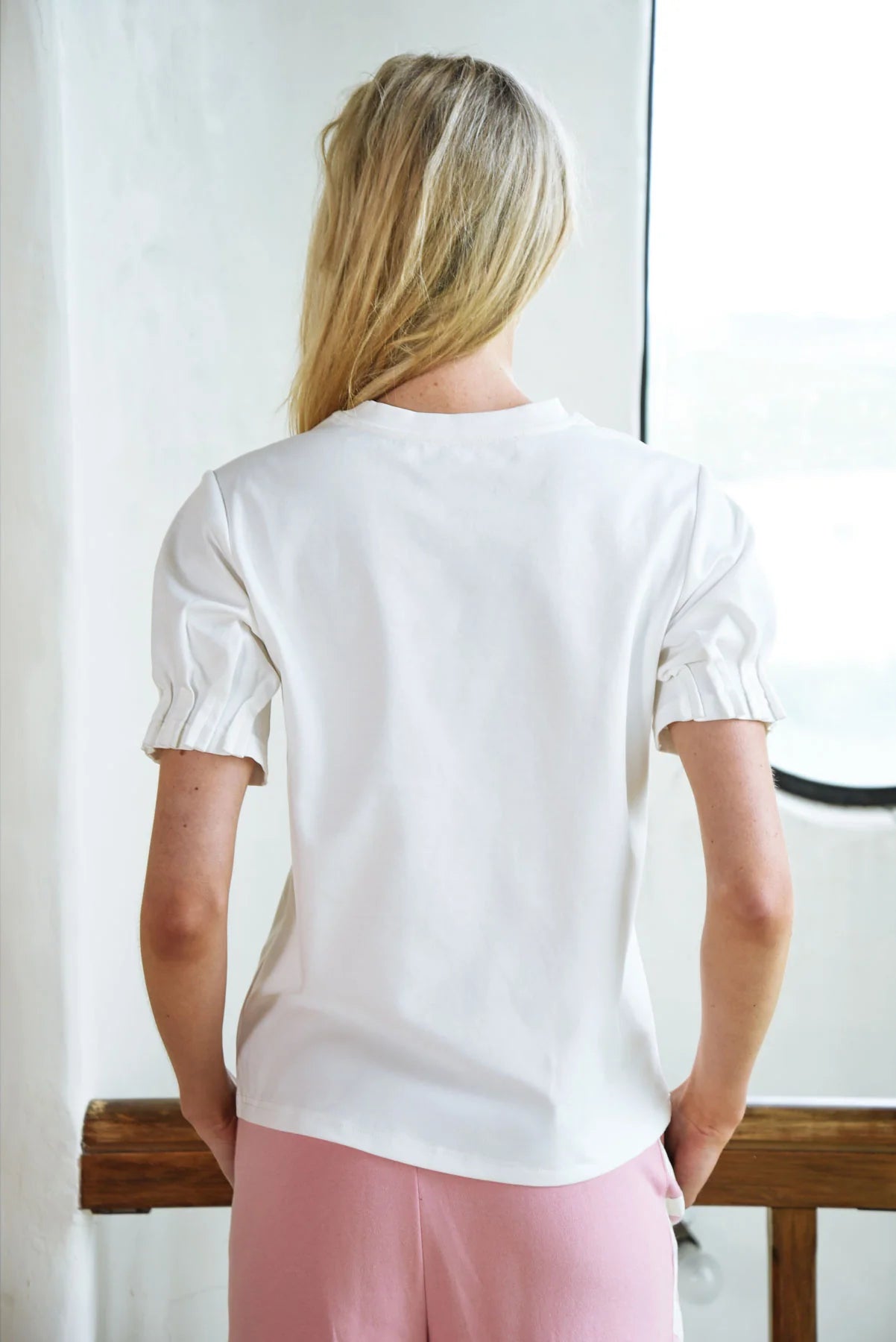 COOP FOIL & FLOURISH T-SHIRT - WHITE - THE VOGUE STORE