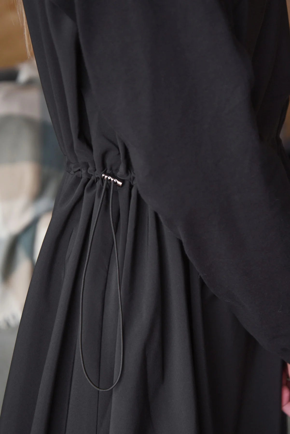 CURATE THE ART OF GIVING DRESS - BLACK - THE VOGUE STORE