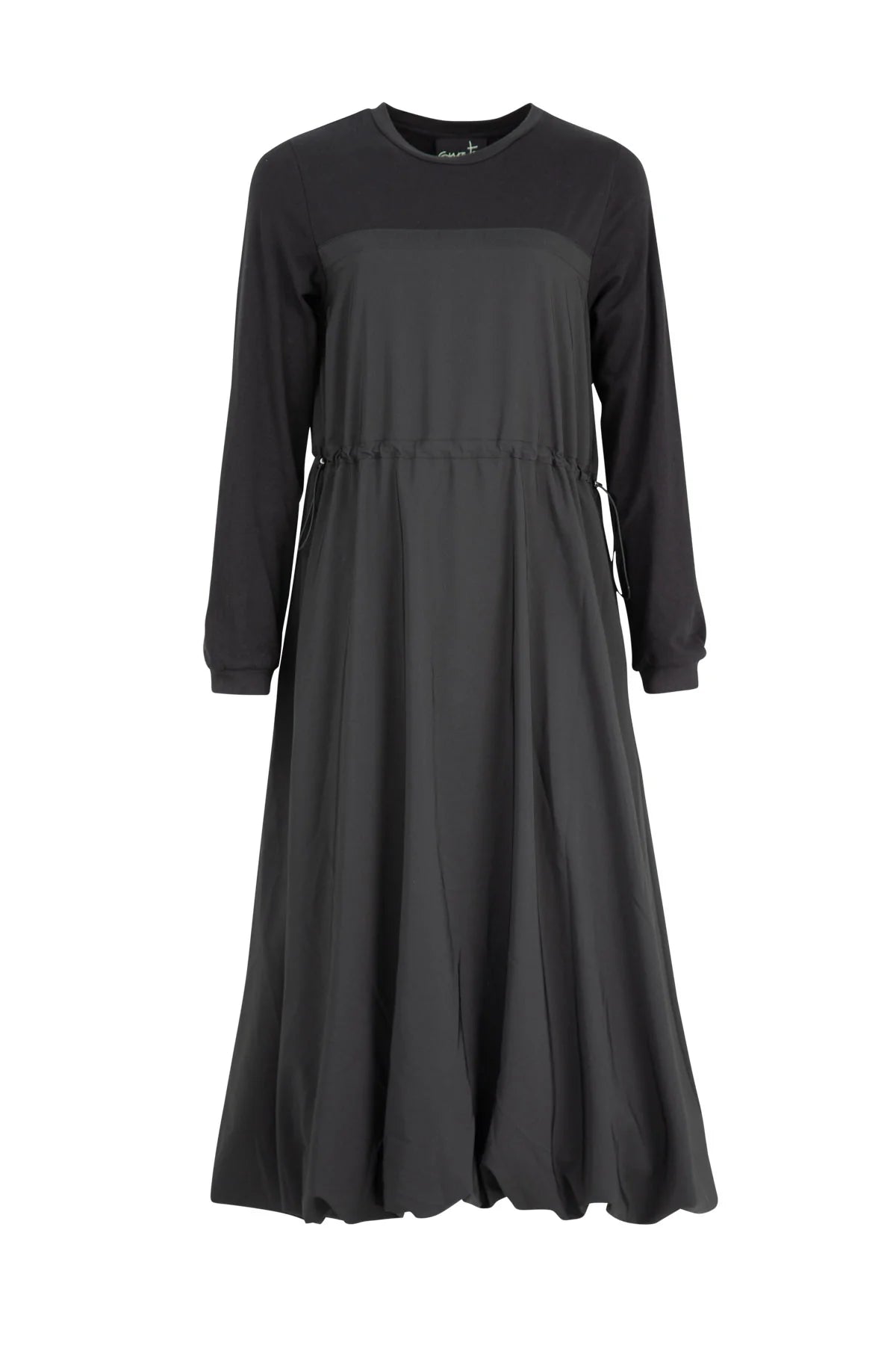 CURATE THE ART OF GIVING DRESS - BLACK - THE VOGUE STORE