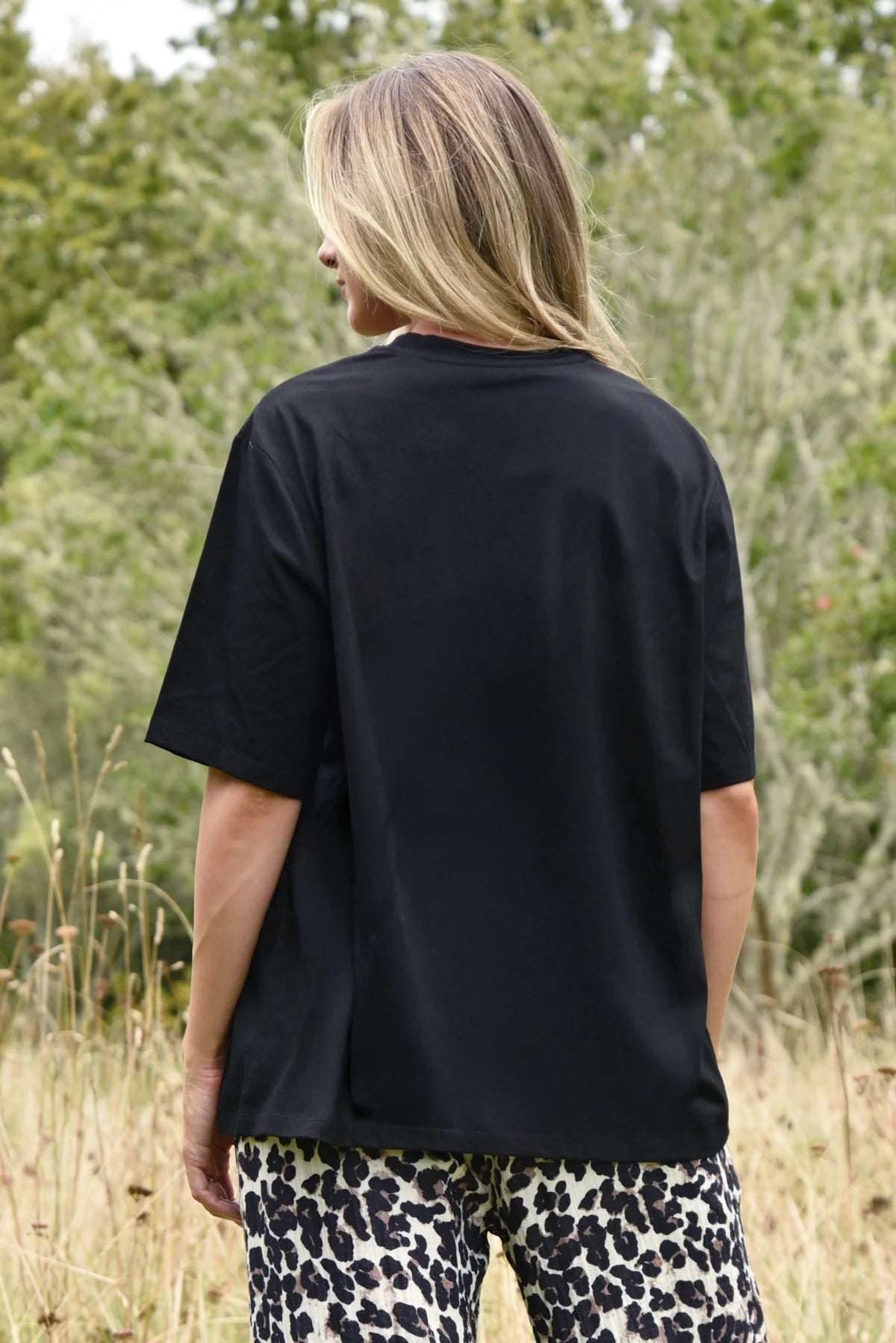 CURATE CHARM SCHOOL T SHIRT - BLACK - THE VOGUE STORE