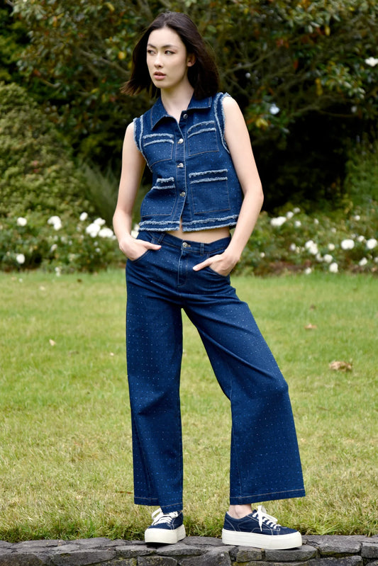 CURATE SPARKLE CAKE JEAN - SPARKLE DENIM - THE VOGUE STORE
