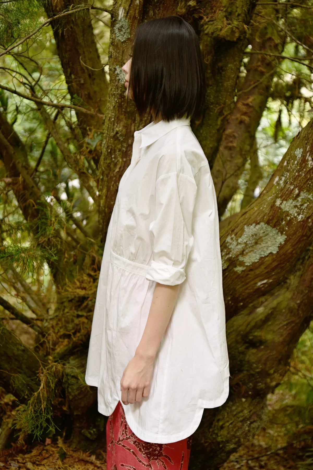 CURATE SHIRT WARRANT SHIRT - WHITE - THE VOGUE STORE