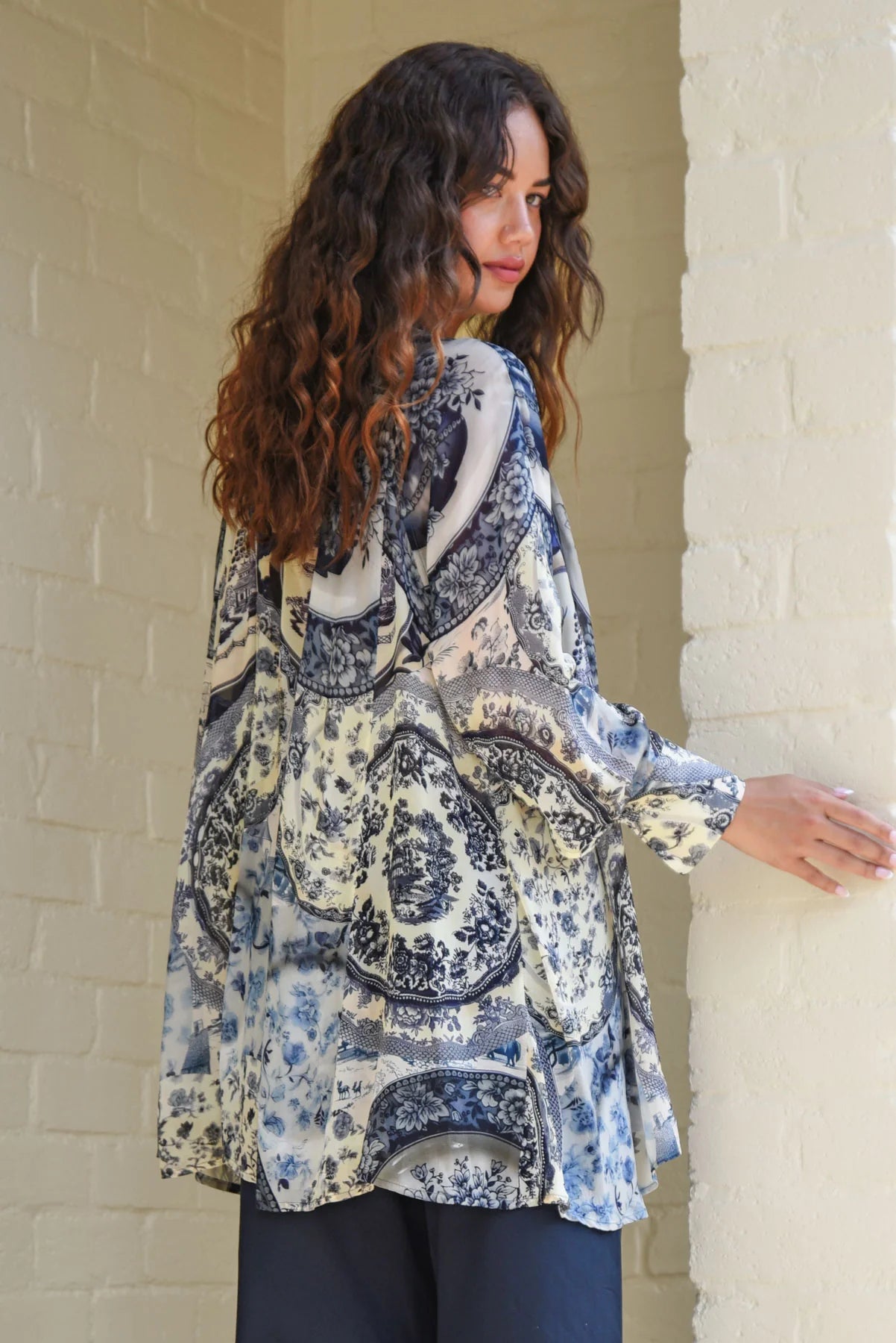CURATE BEST IN SHOW SHIRT - BLUE PLATE - THE VOGUE STORE