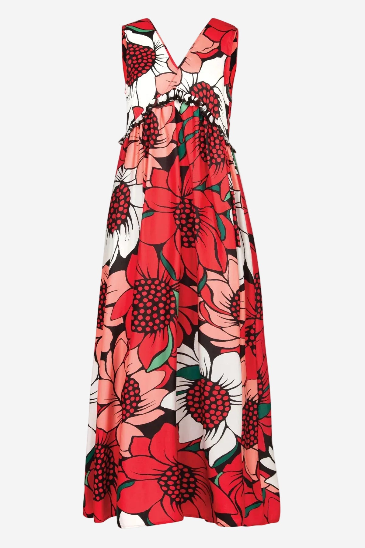 CURATE IN THE LONG DRESS - MIXED SPOT FLORAL - THE VOGUE STORE