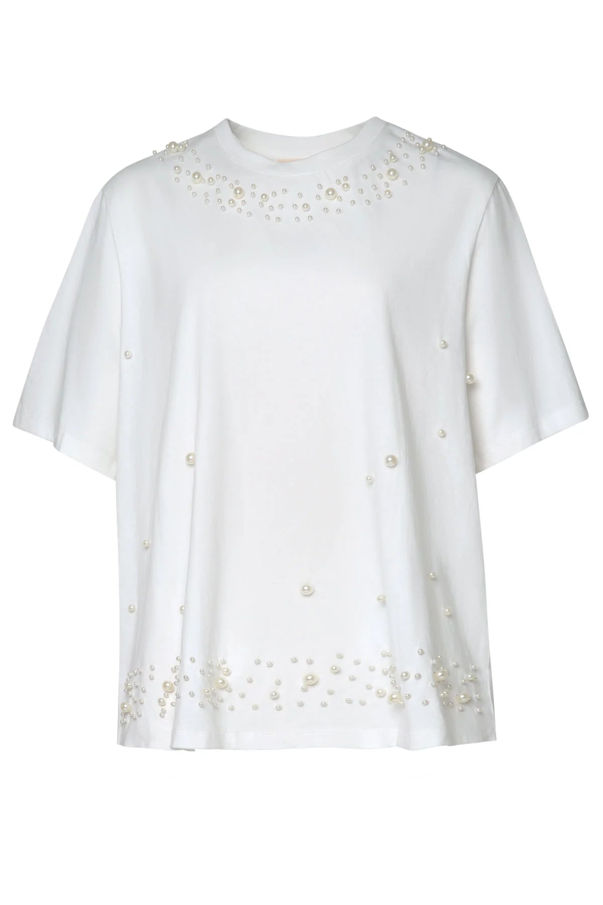 CURATE MY GIRL PEARL TOP - WHITE - THE VOGUE STORE