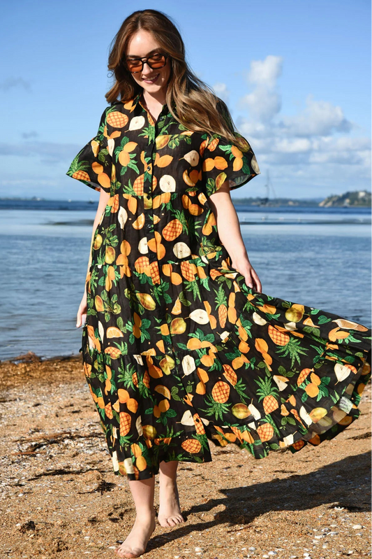CURATE BEST IN BRIGHT DRESS - BLACK - THE VOGUE STORE